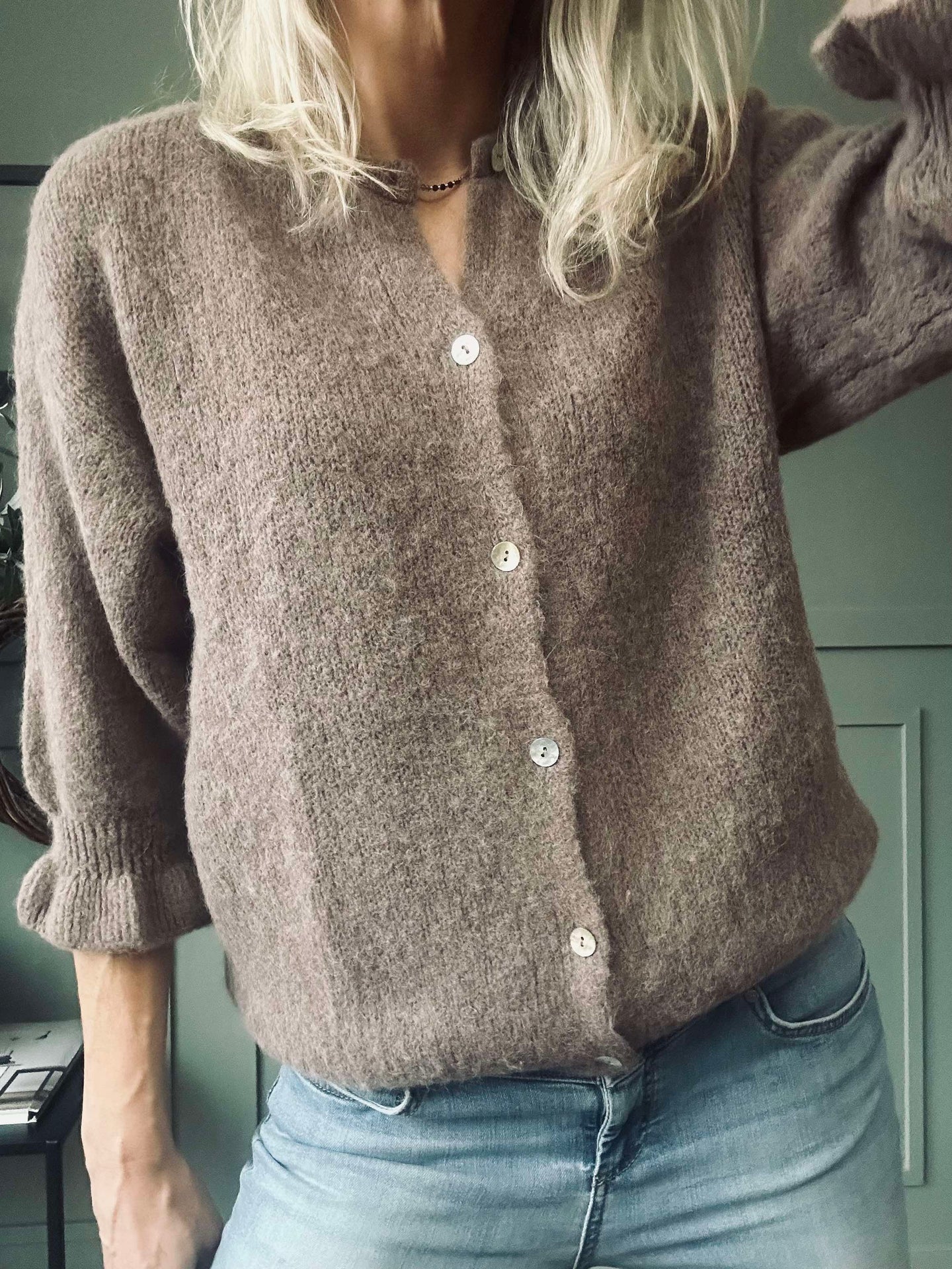 Cardigan Juliana - Fango