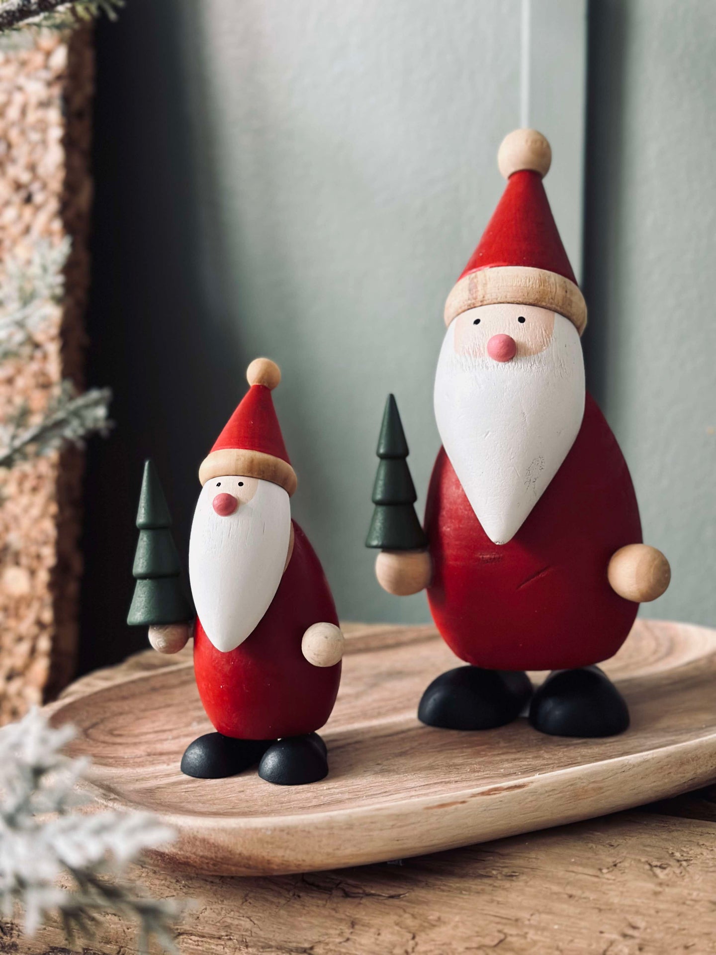 Jultomte med julgran - Small