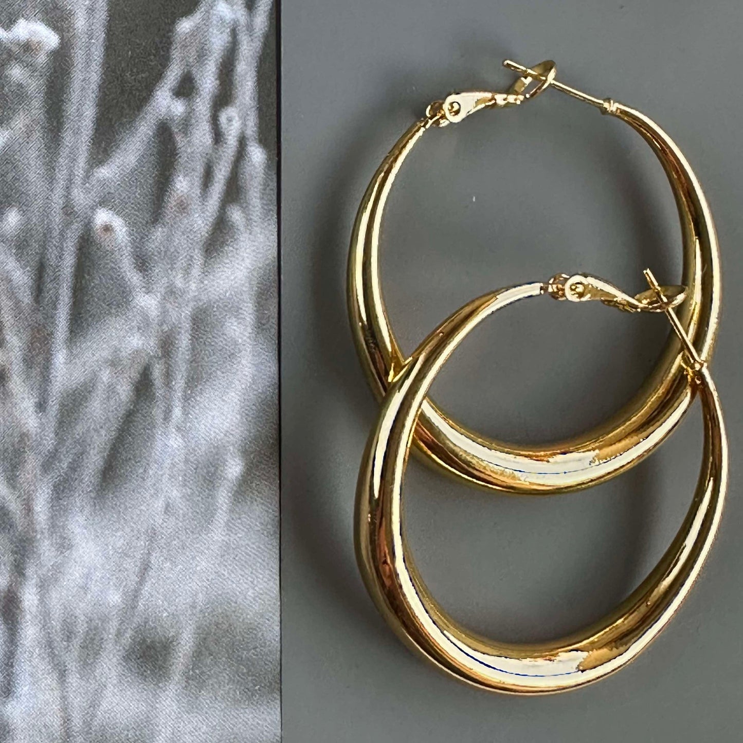 Örhängen Lharni Guld 18K förgylld