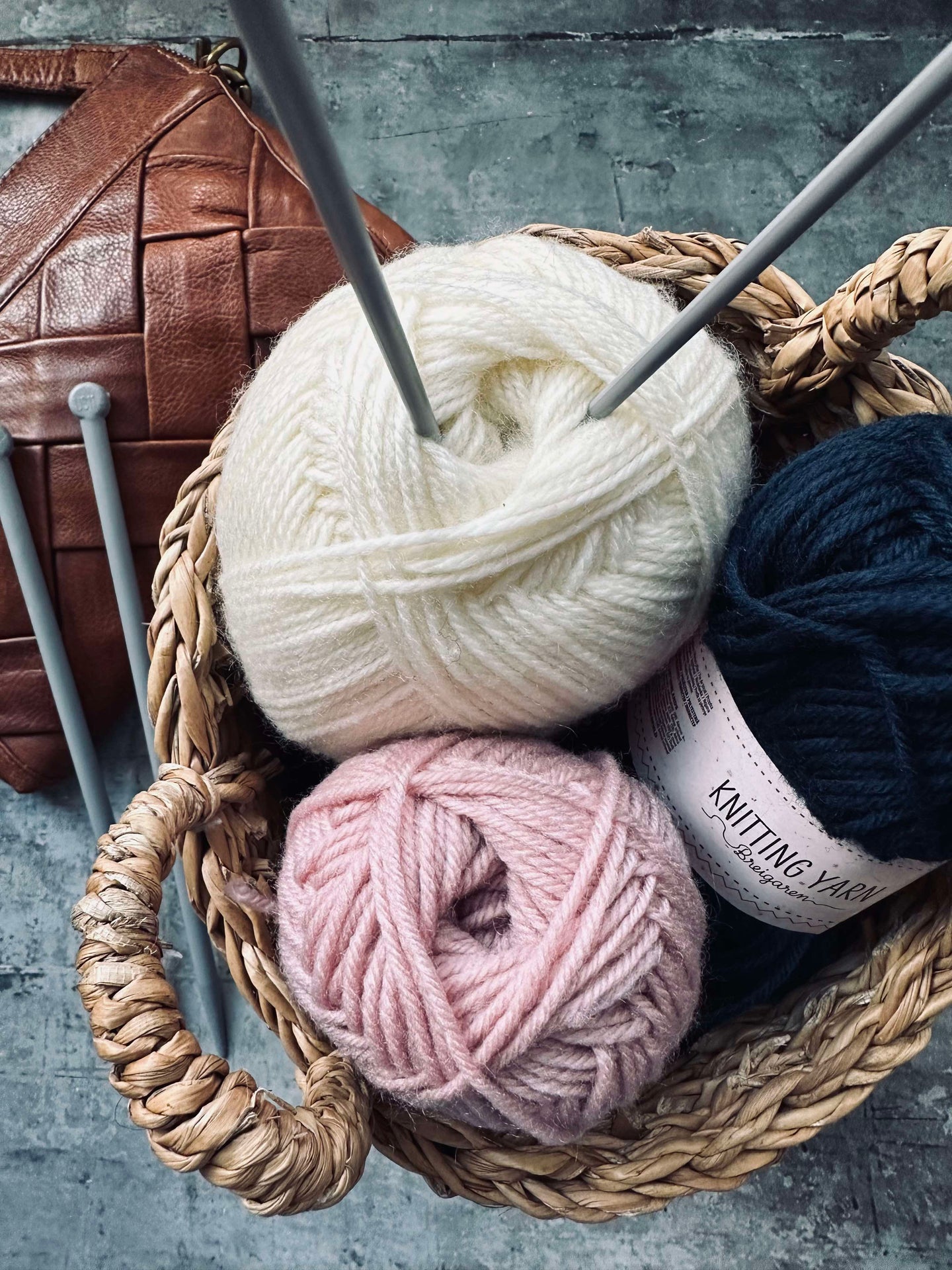 Akrylgarn 200 gram - Kräm