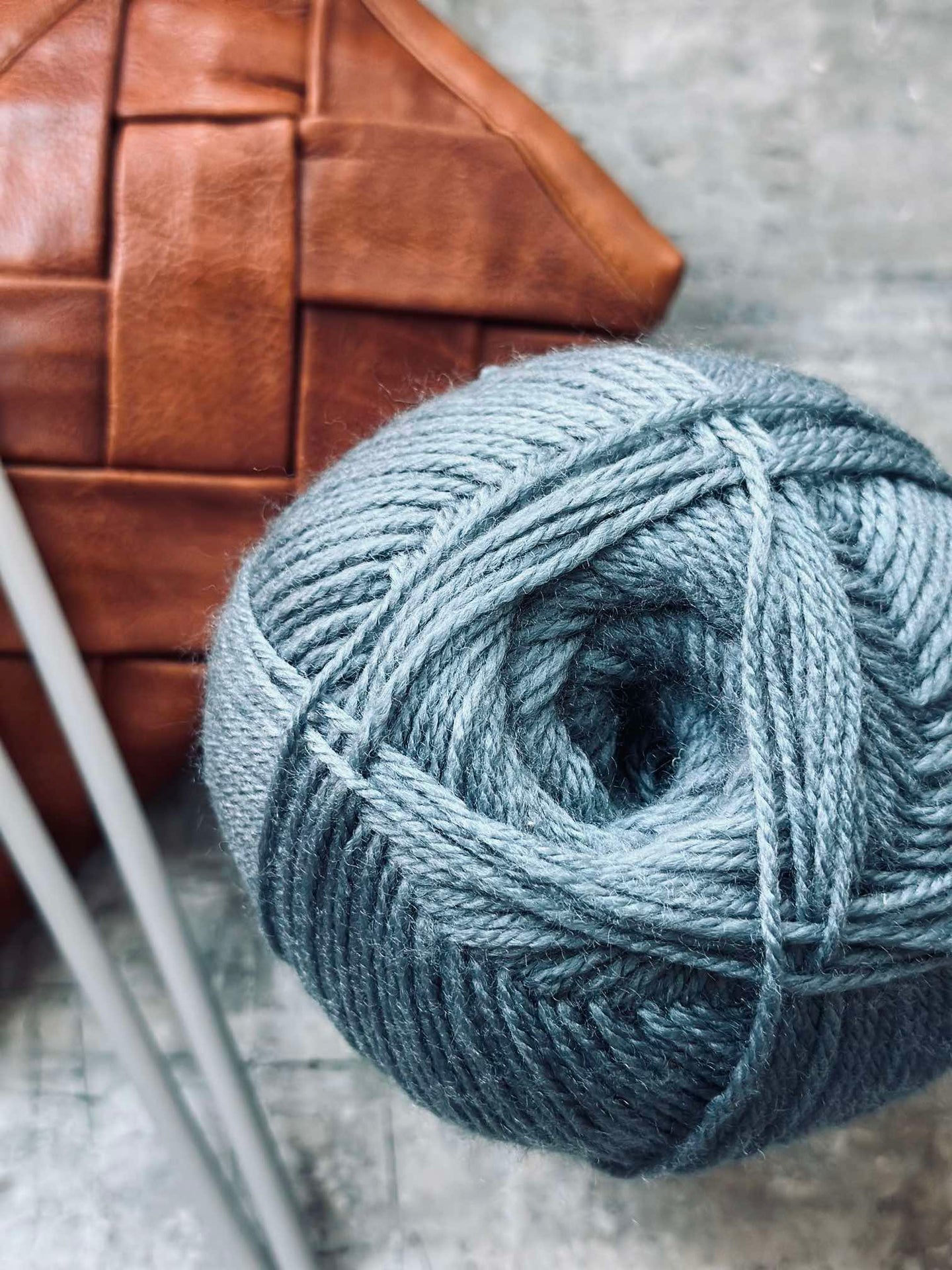 Akrylgarn 200 gram - Duvblå