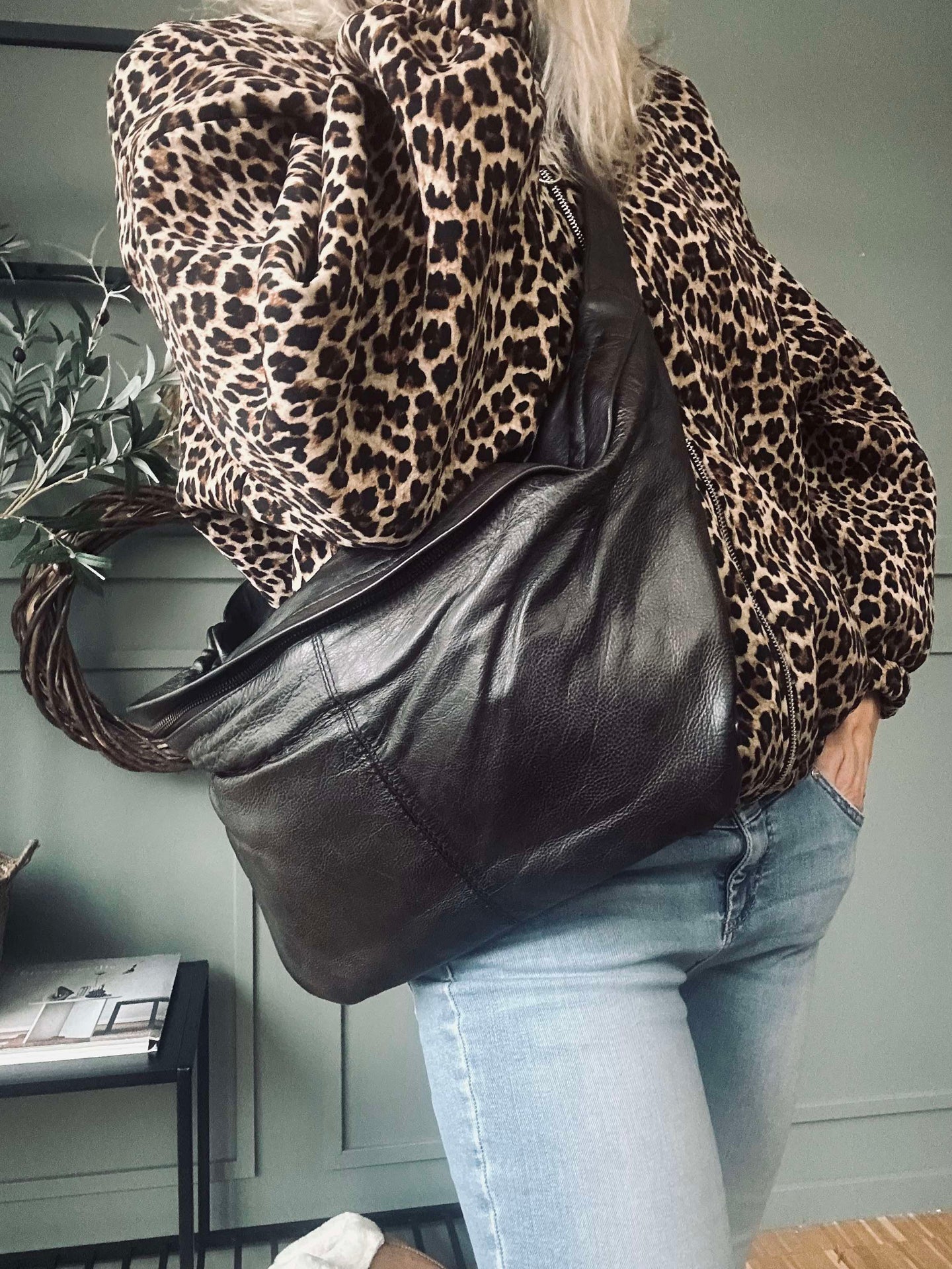 Cool Buffy XL Midjeväska i smörmjukt läder - Brun