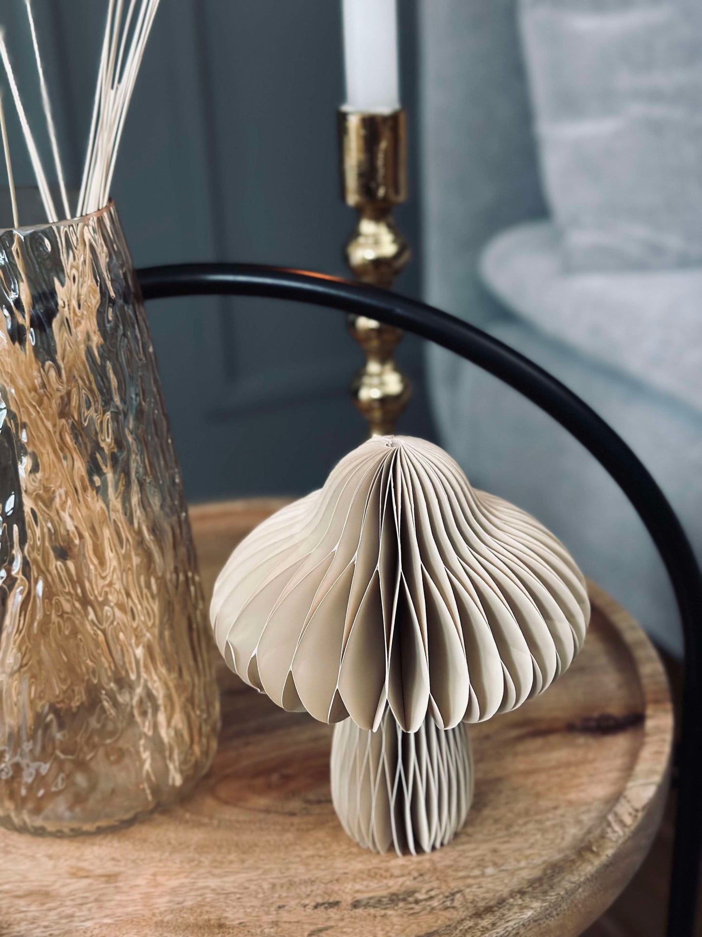 Mushroom paper small - Latte