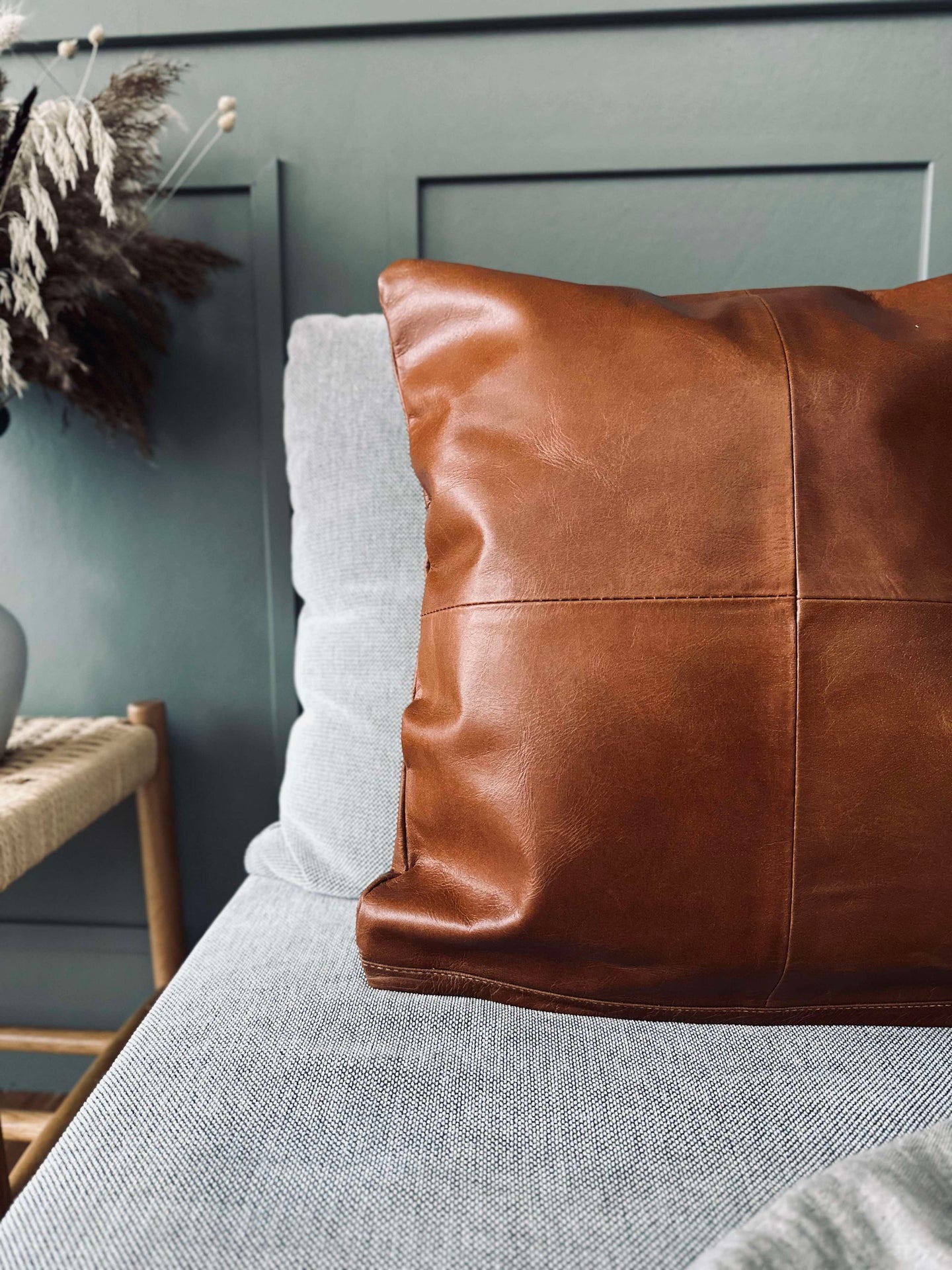 Puddfodral Läder - Cognac 45x45