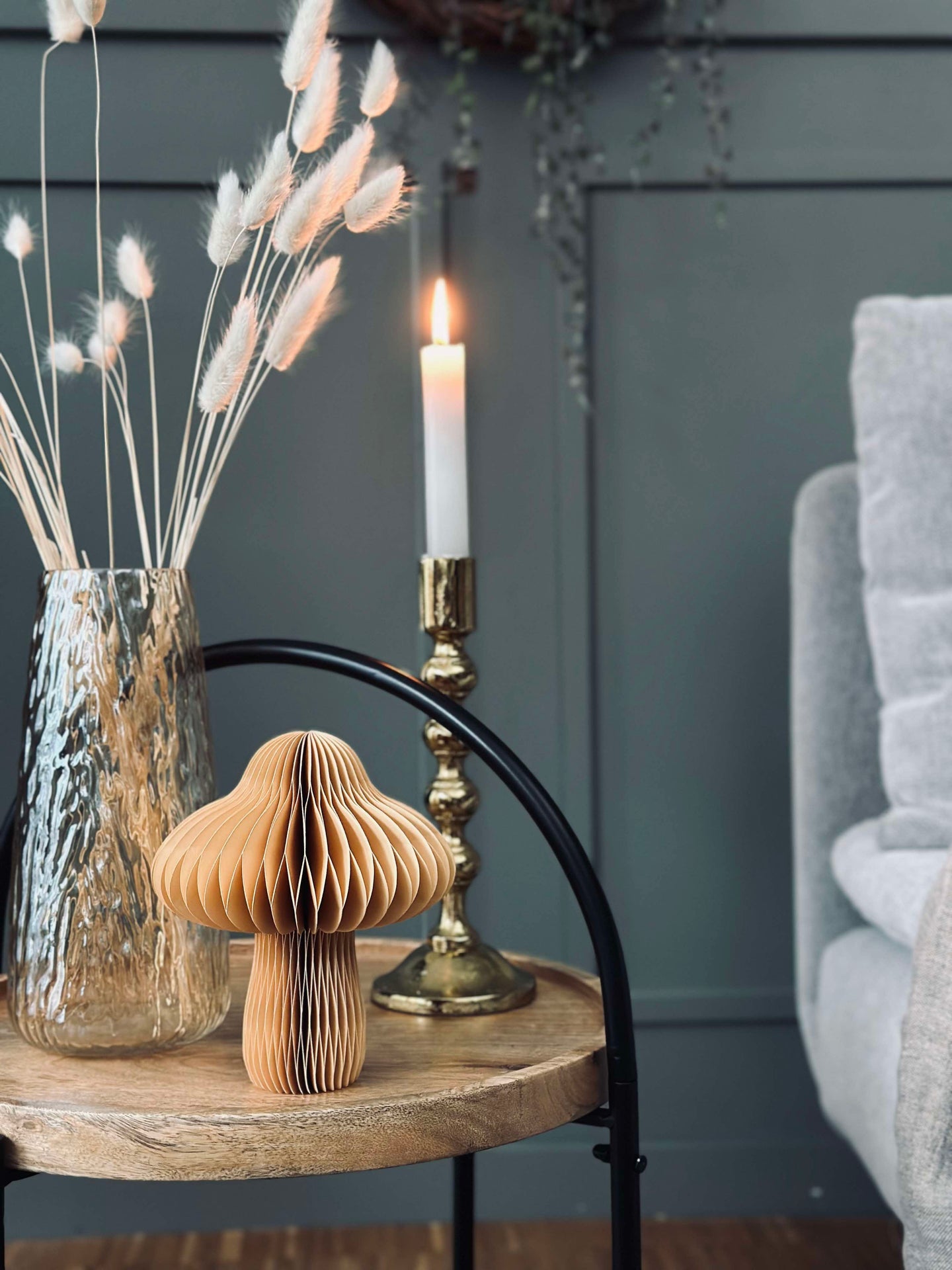 Svamppapper small - Gylden