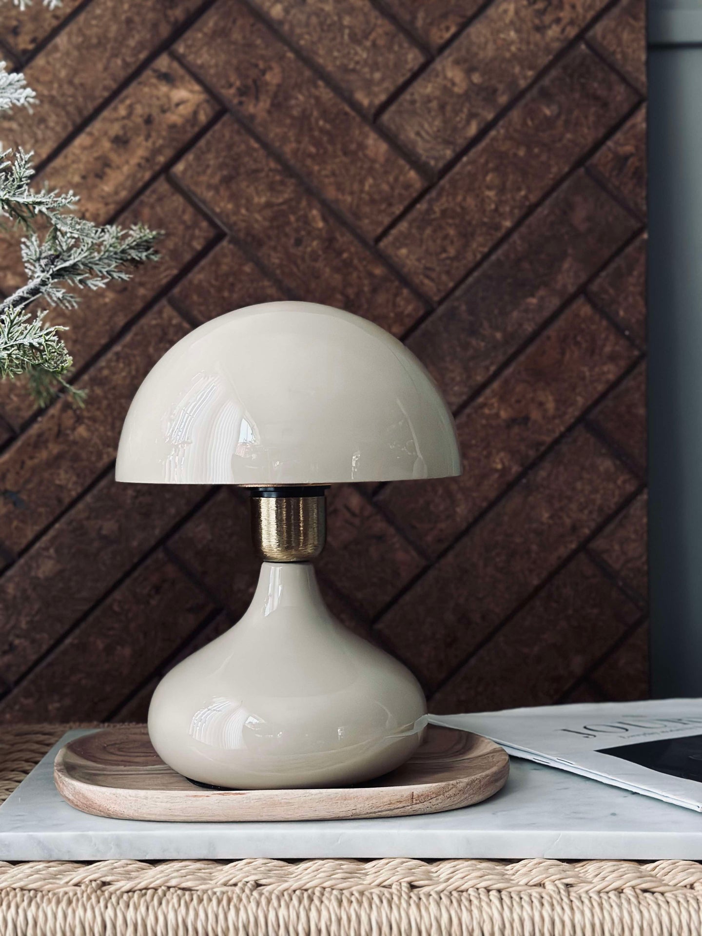 Bordslampa NOYA - Beige