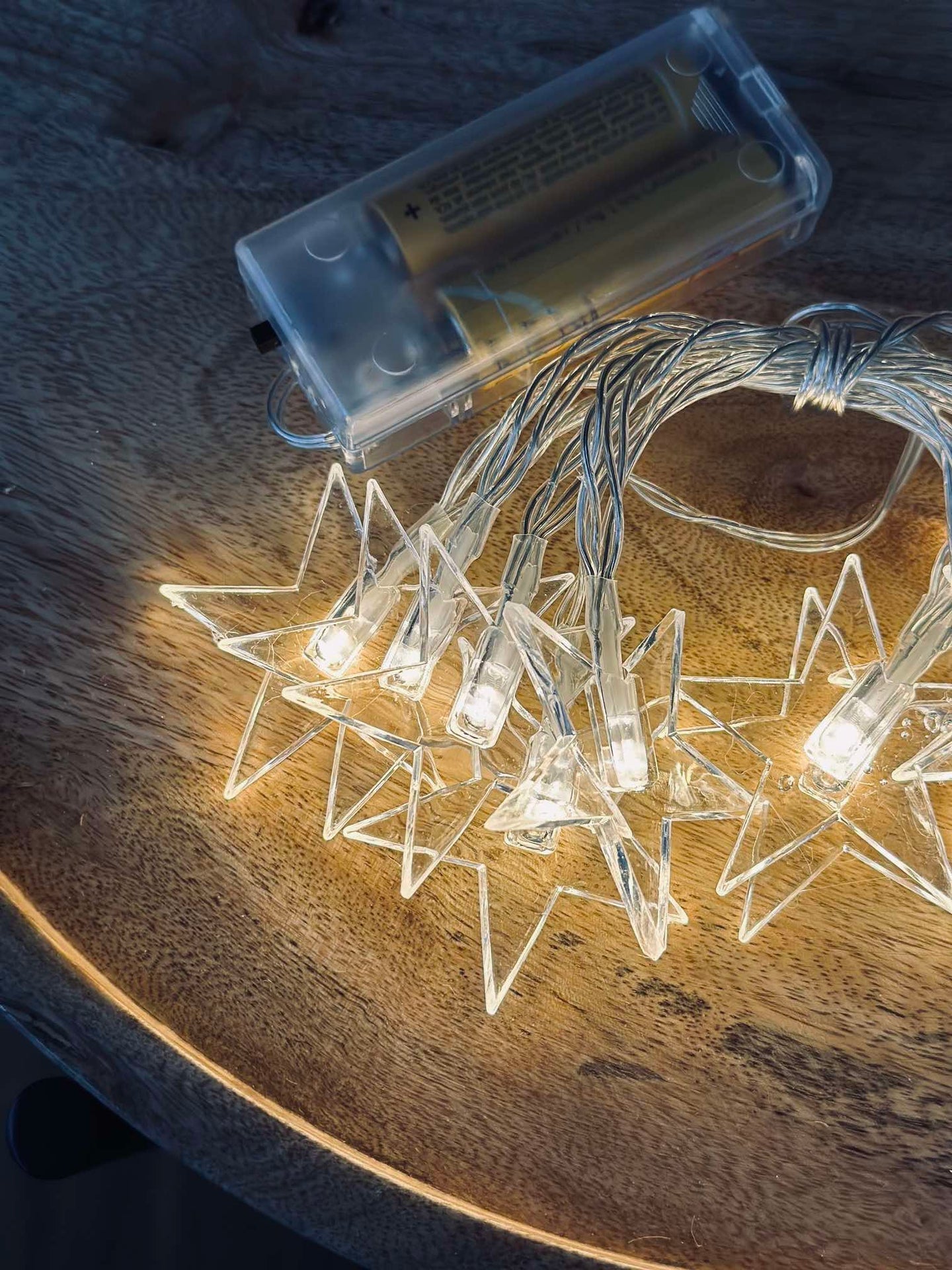 LED-lysslinga med 10 stjärnor