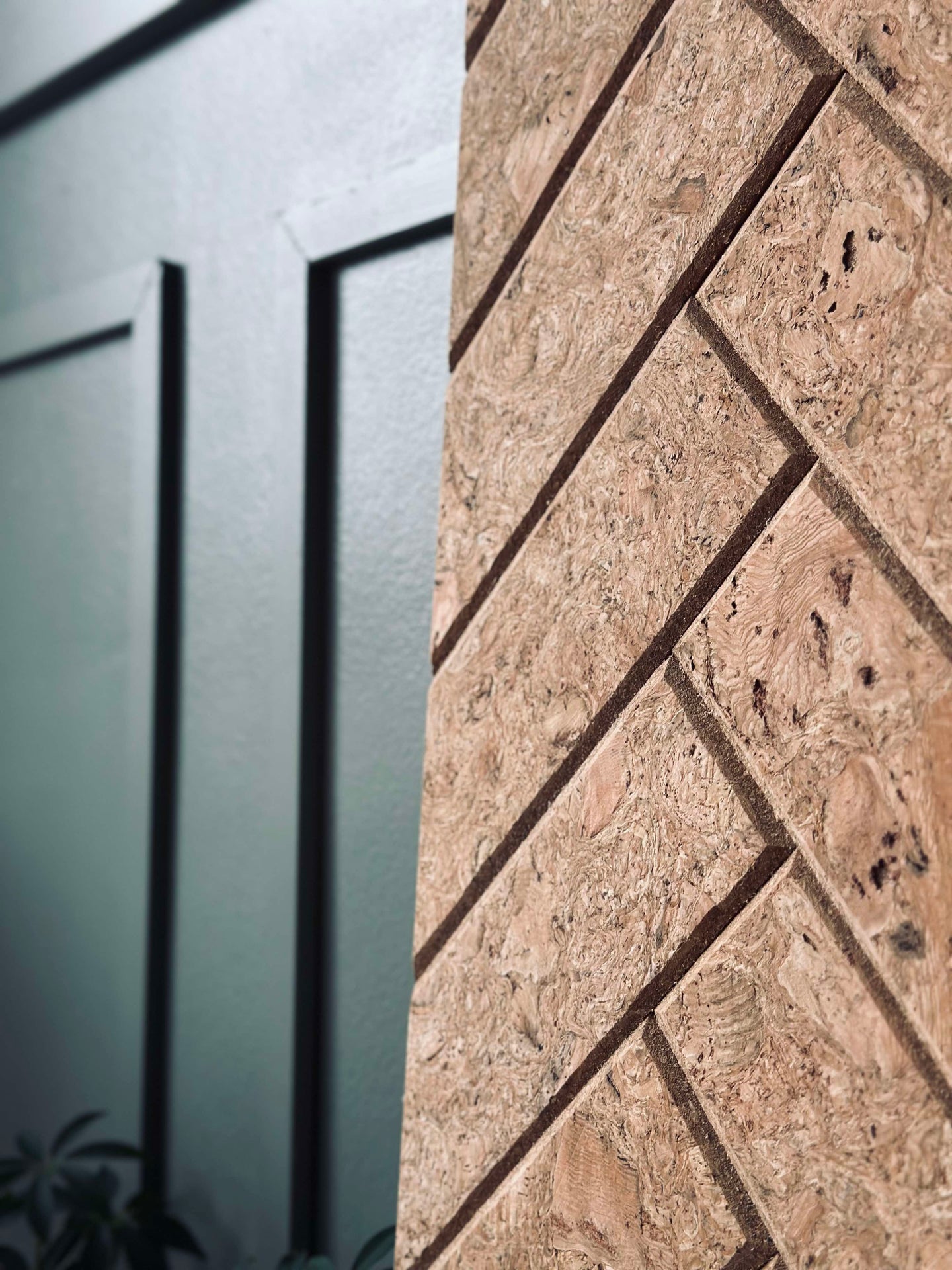 Tegelsten i kork - Naturpaket med 62 st