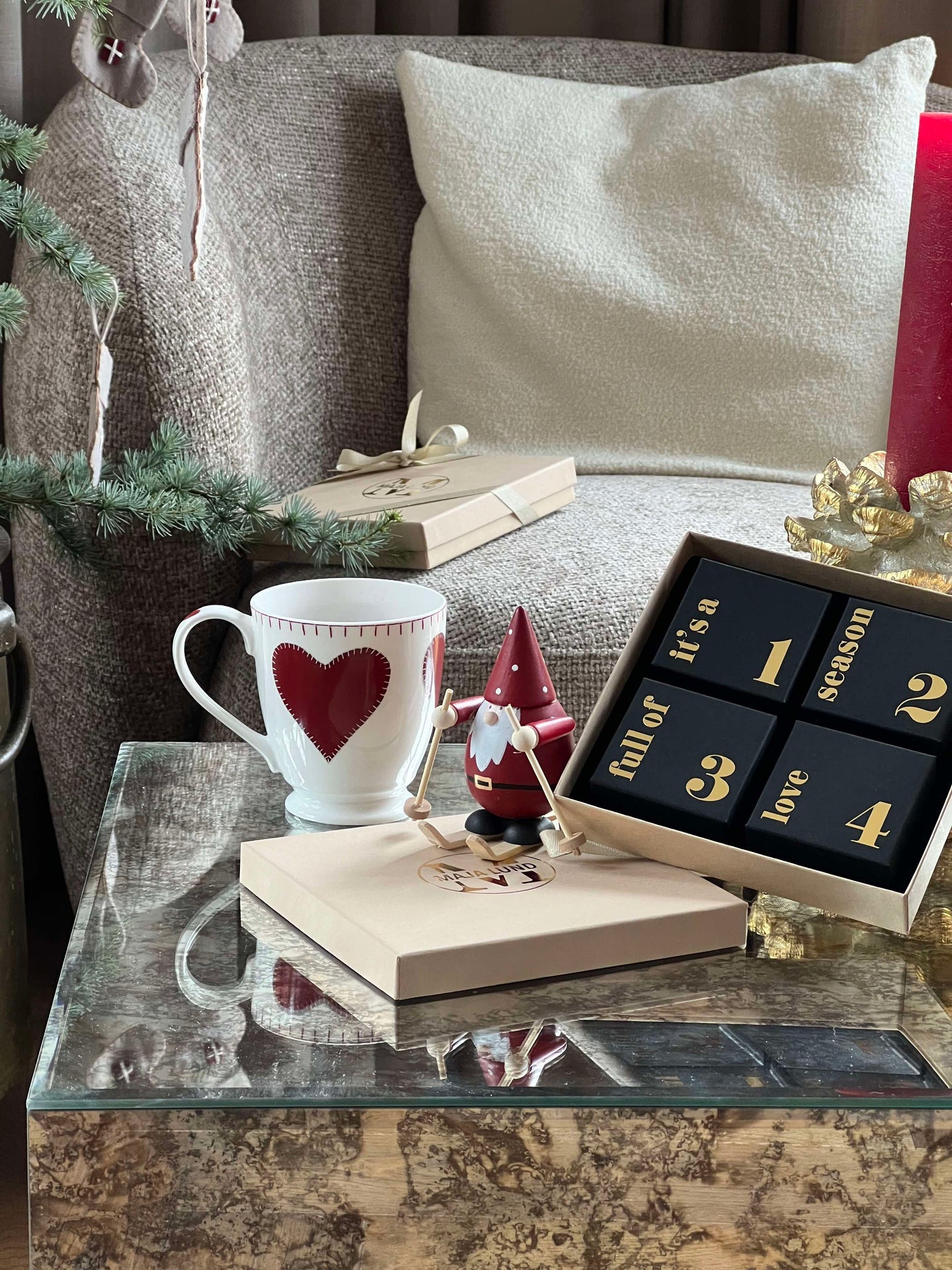 Smyckesadventskalender - Silverpläterad