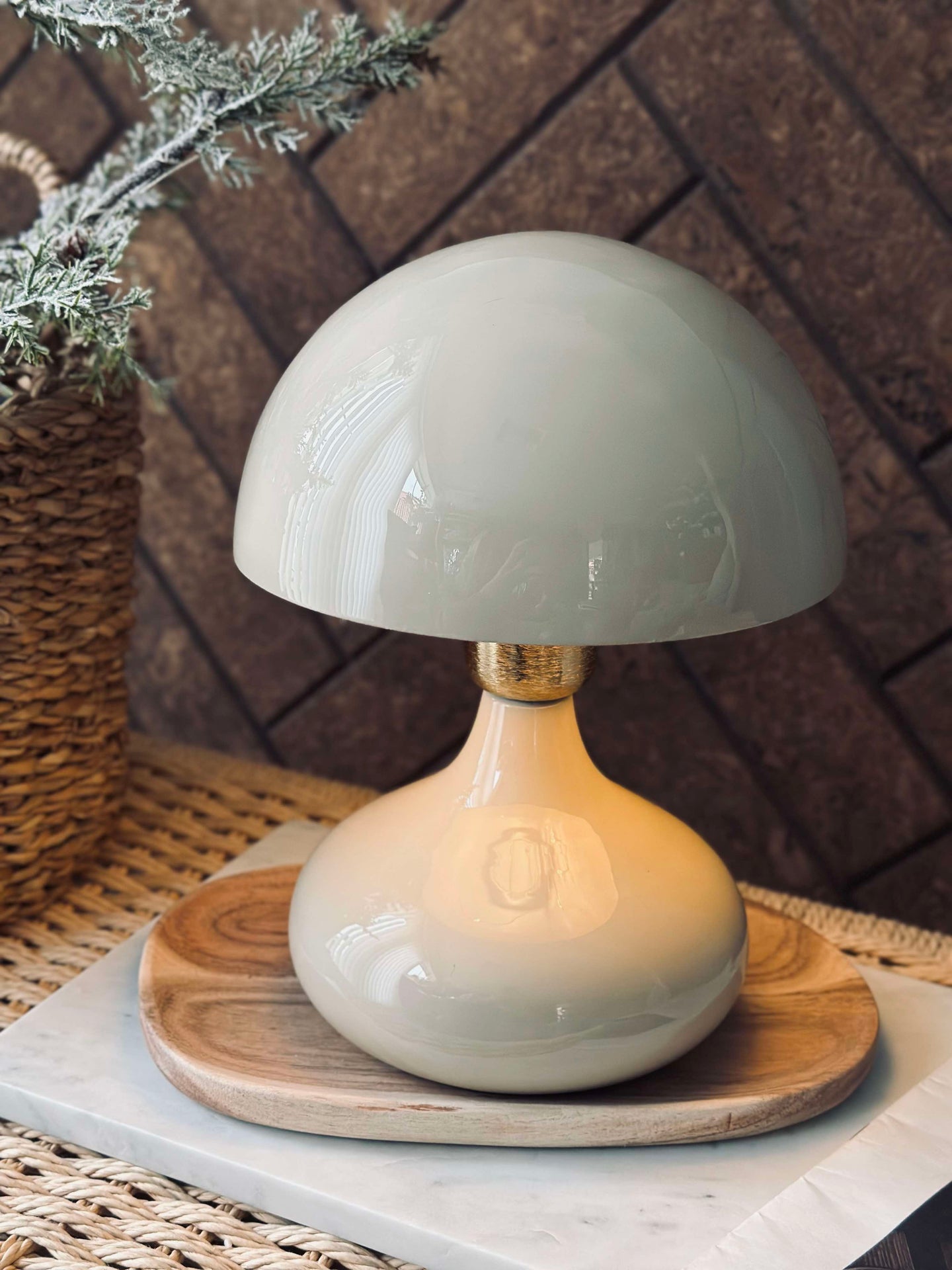 Bordslampa NOYA - Beige