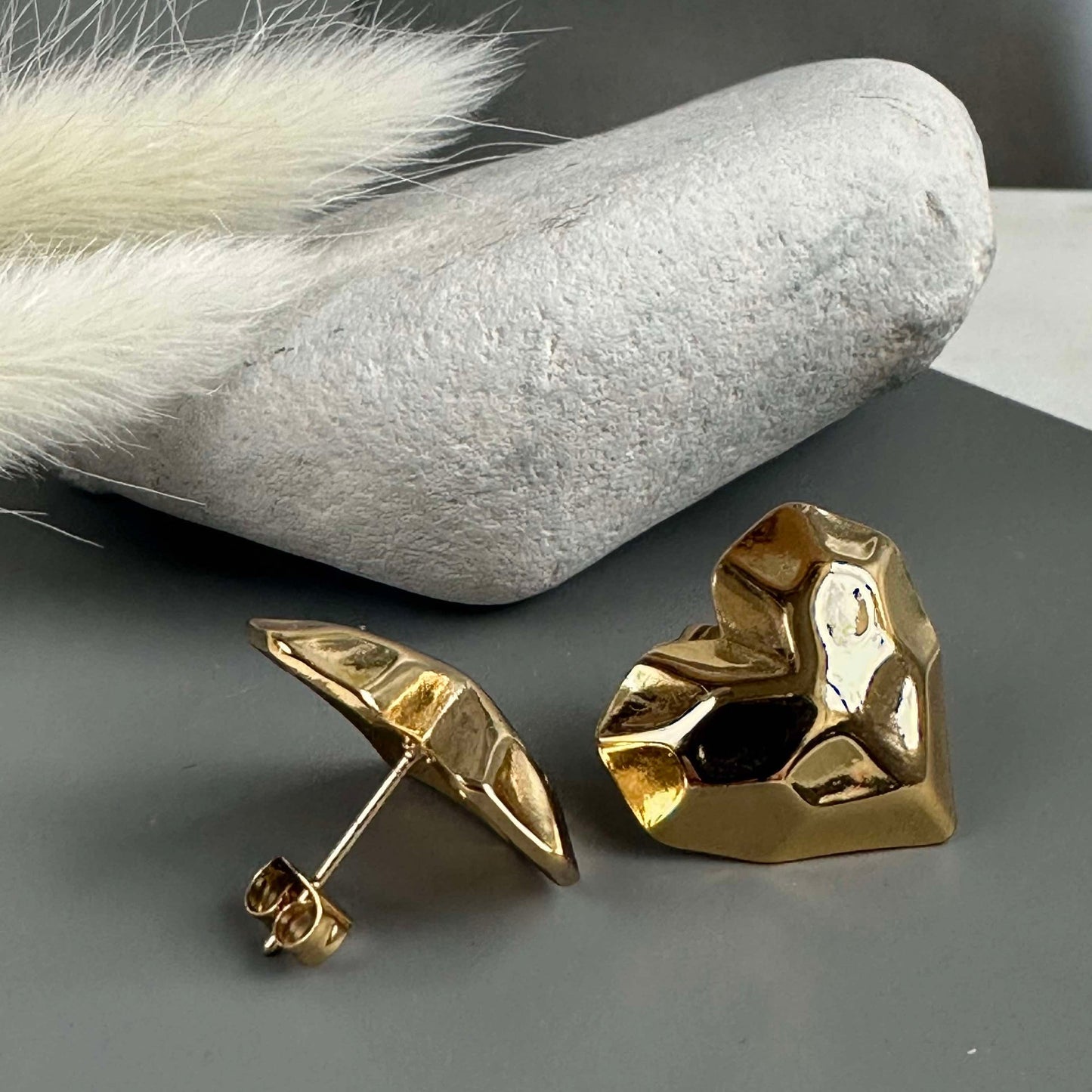 Hjärtformade Örhängen