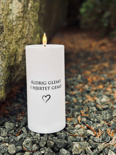 LED Gravlykta - Aldrig glömd