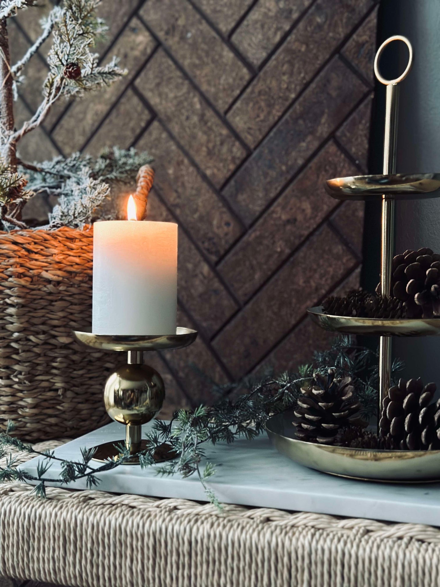 Ljushållare NOYA 10 cm - Guld