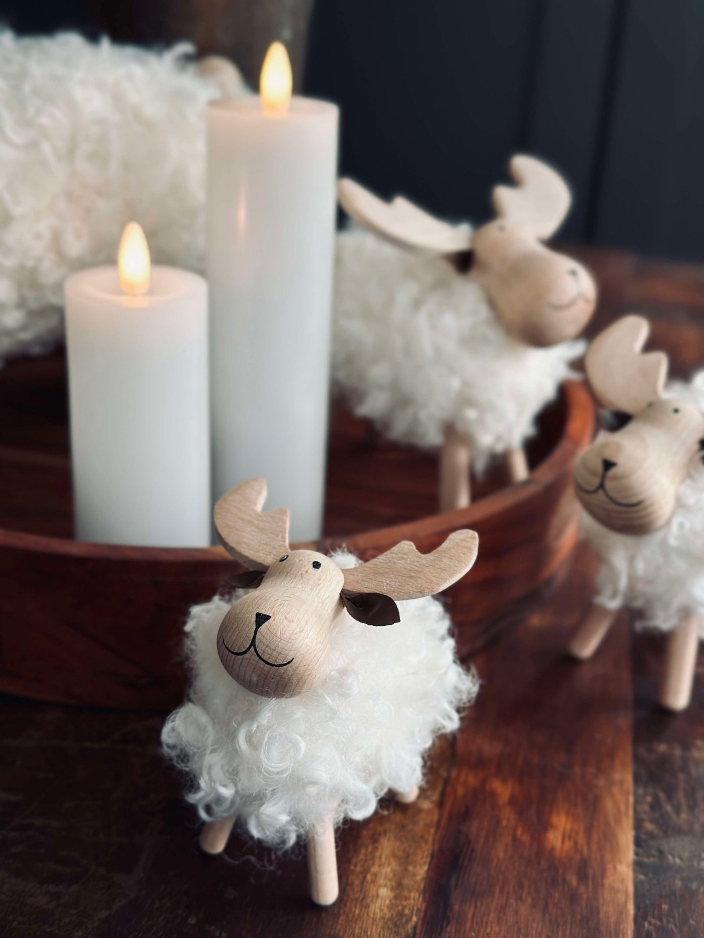 Älg vit - Liten