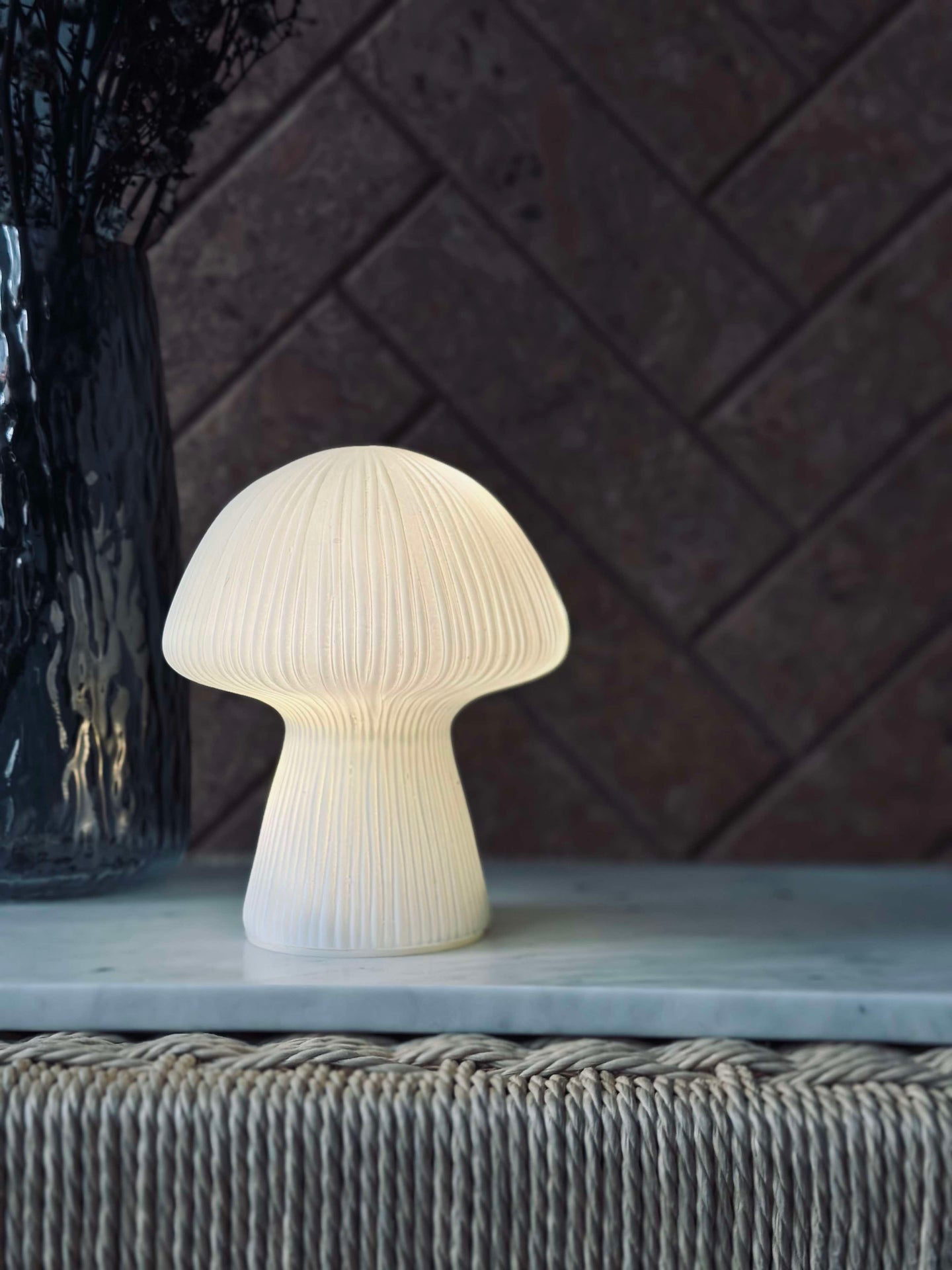 Svamp Astrid - Vit 15 cm