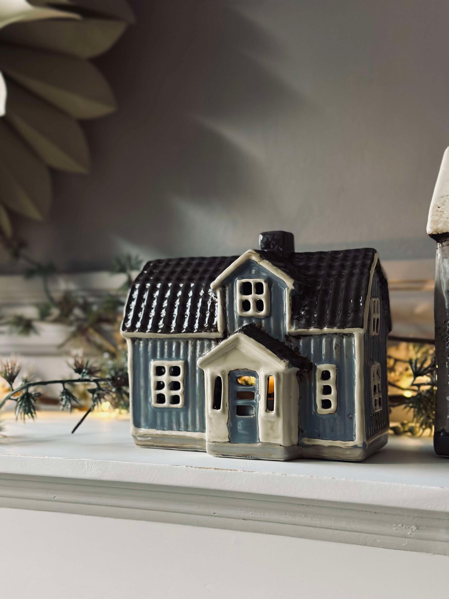 Keramikhus - Ljusblå