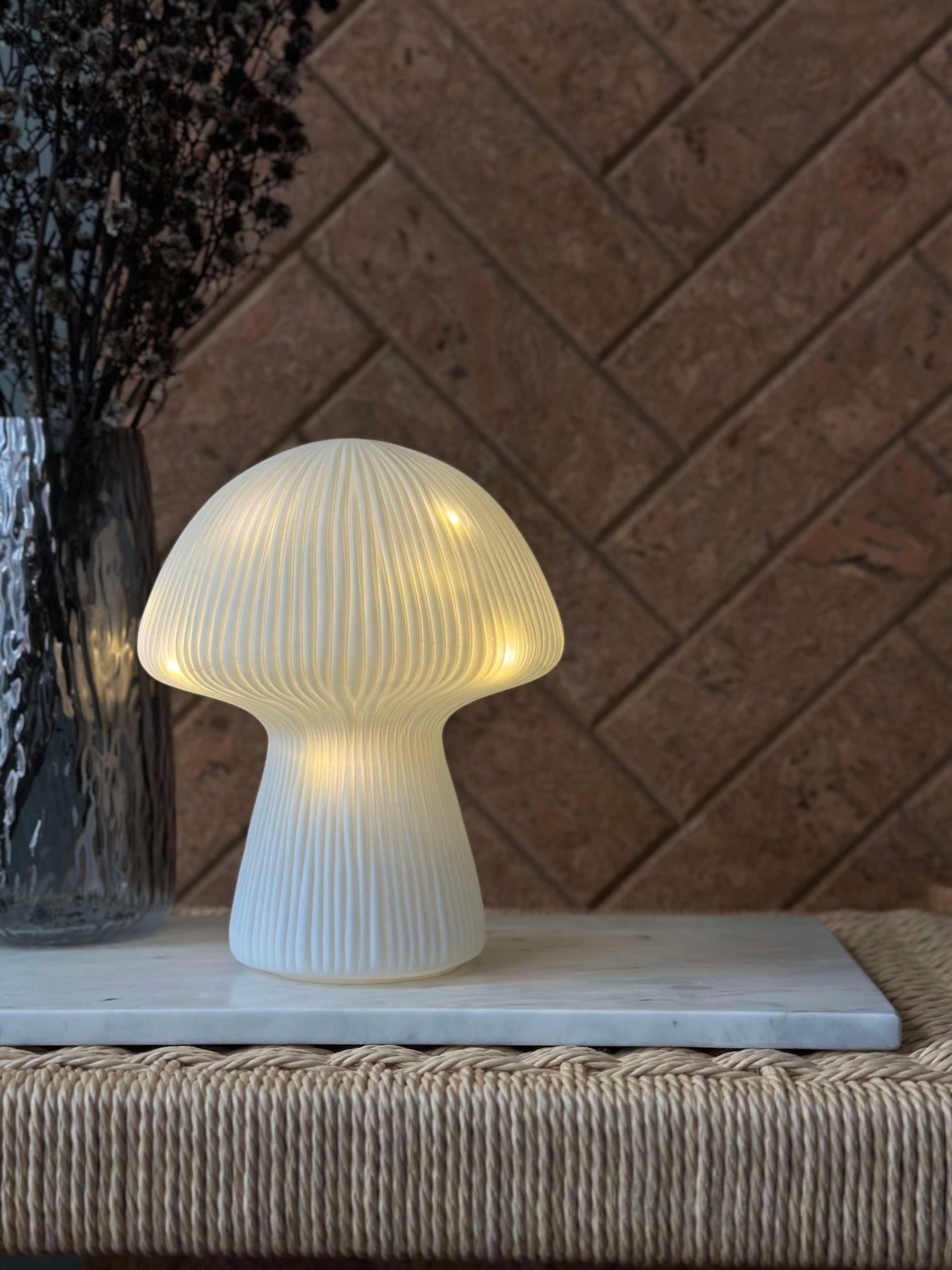 Mushroom Astrid - Vit 20 cm