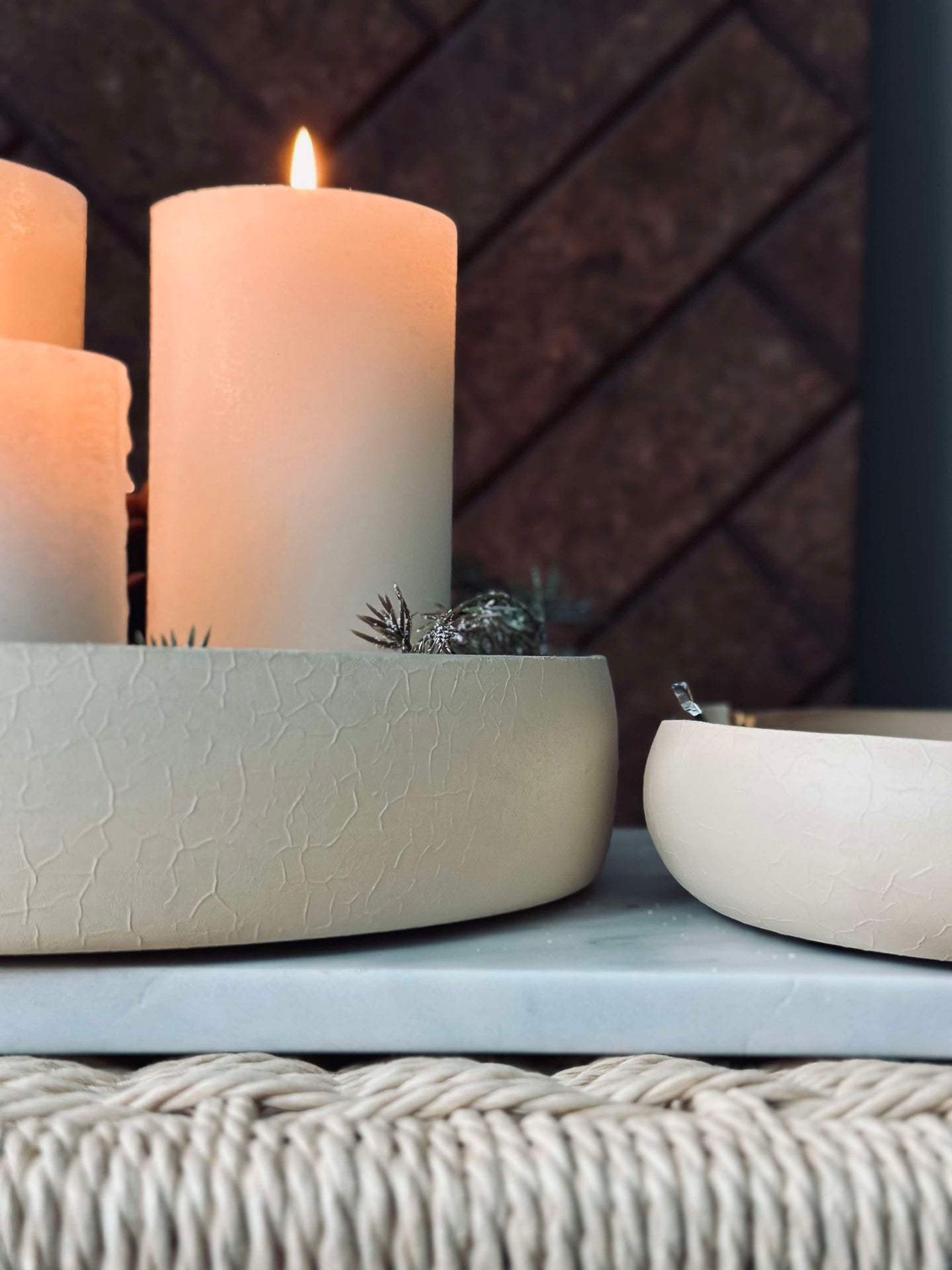 NOYA Serveringsfat 26 cm - Beige