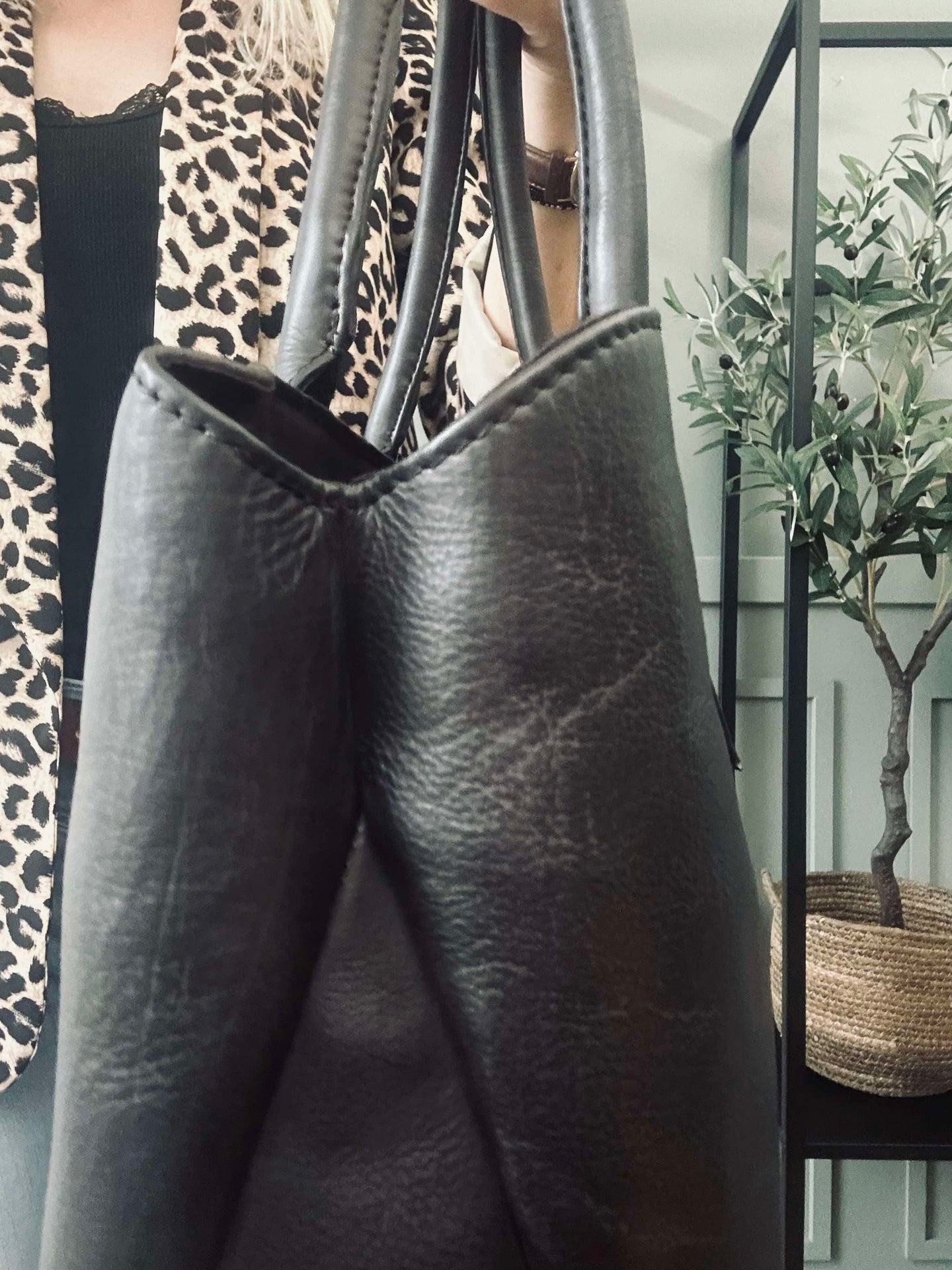 Arbetsväska / shopper Brown  – Soft leather