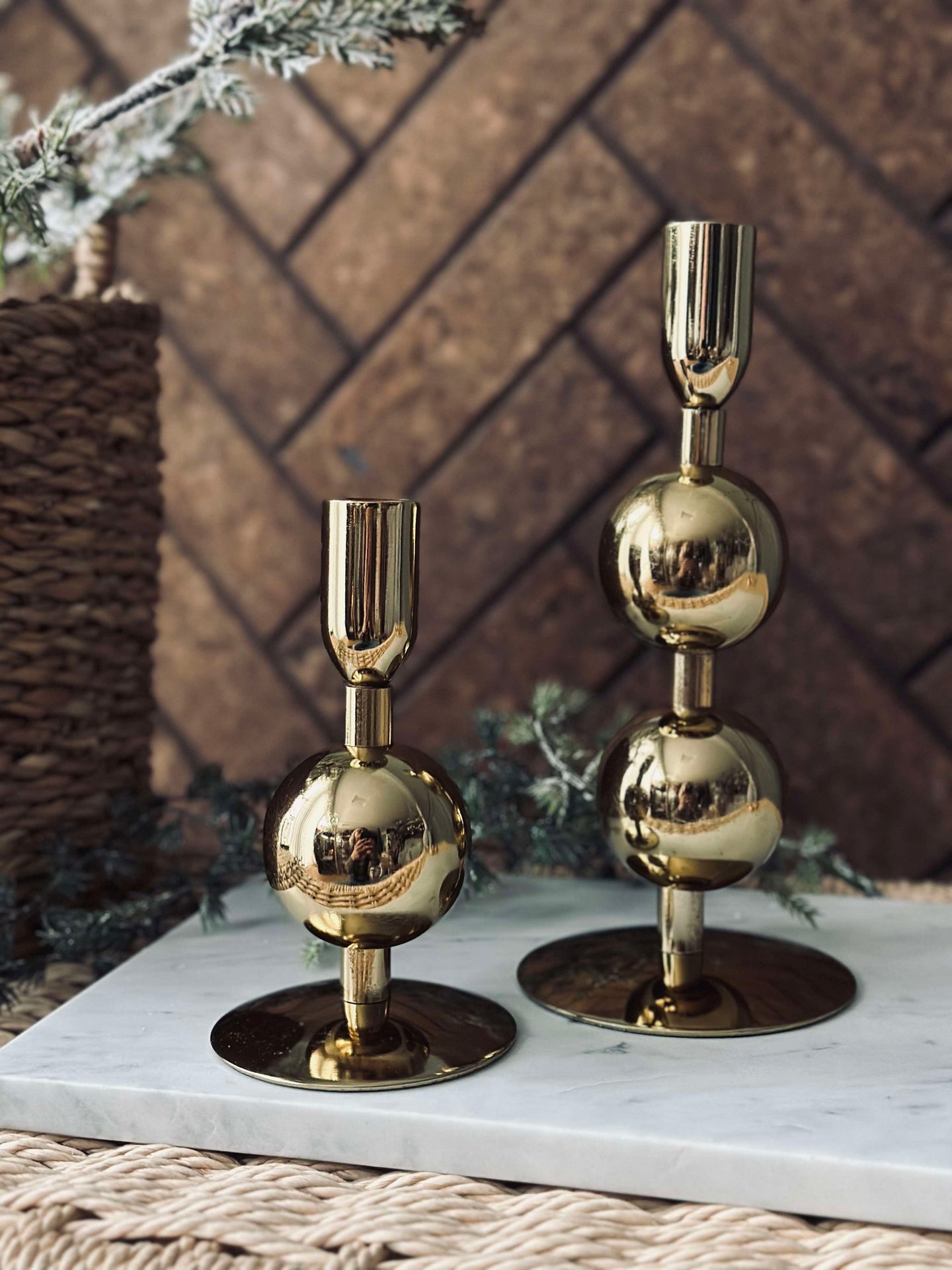 Ljusstake NOYA - Gold 13,5 cm