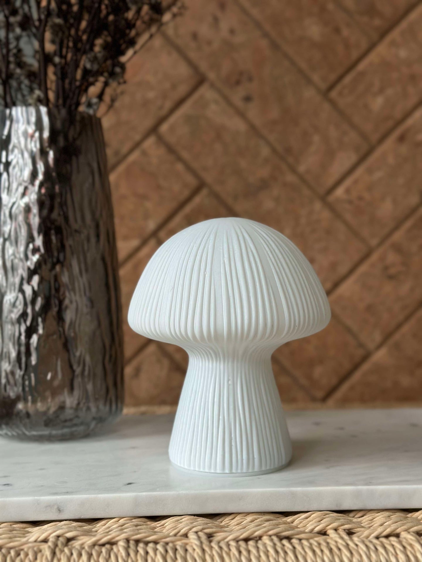 Svamp Astrid - Vit 15 cm