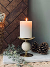 Ljusstake NOYA 10 cm - Beige