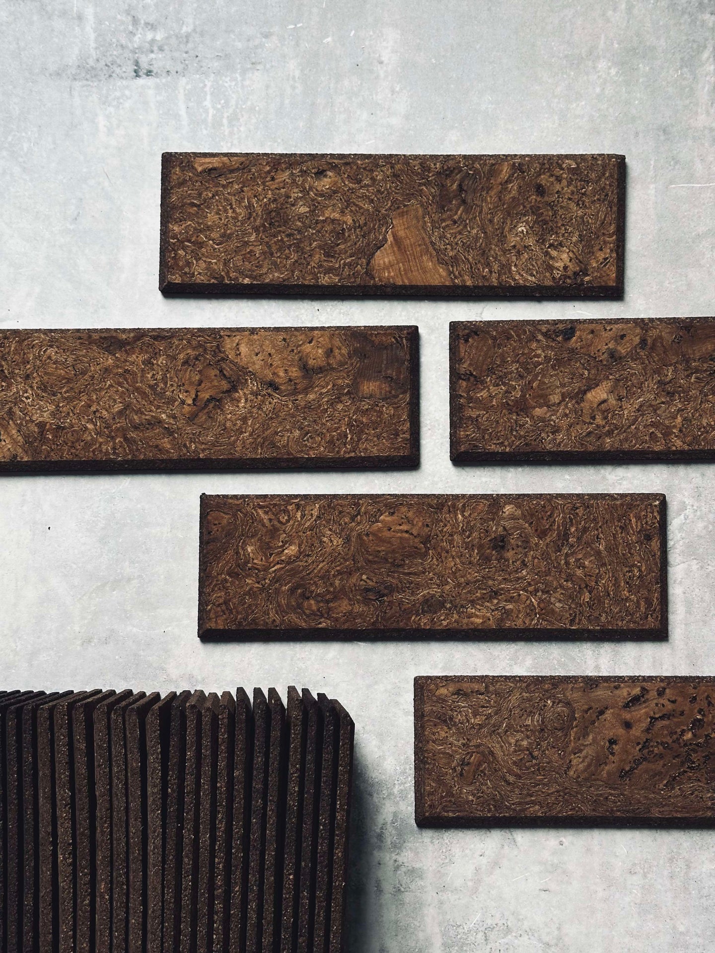 Mursten Brown - Naturpaket med 62 st