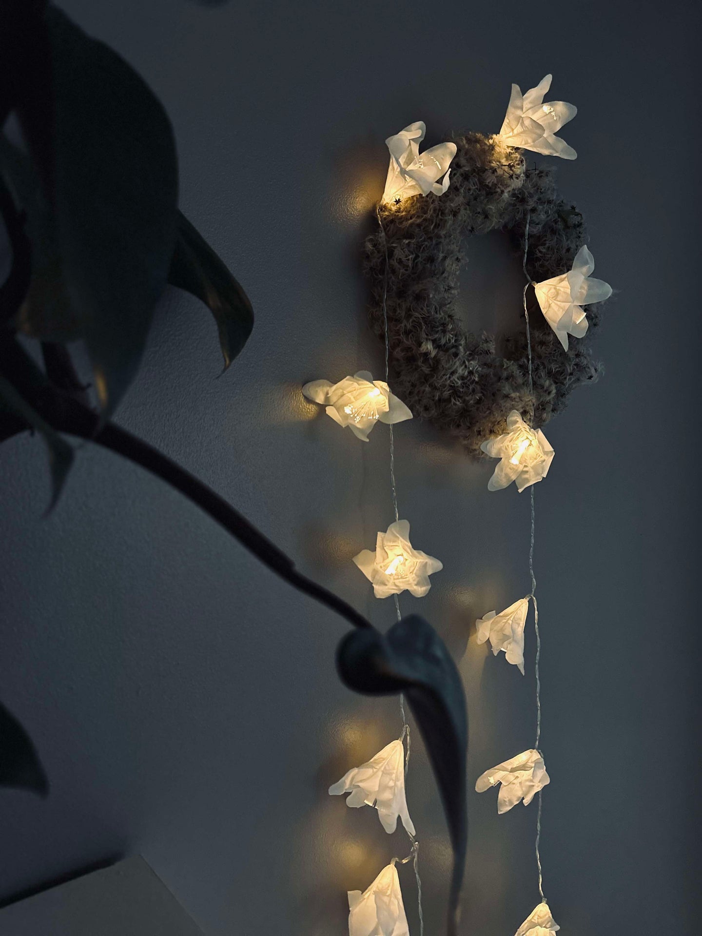 LED Ljusslinga FLOWER - Med timerfunktion