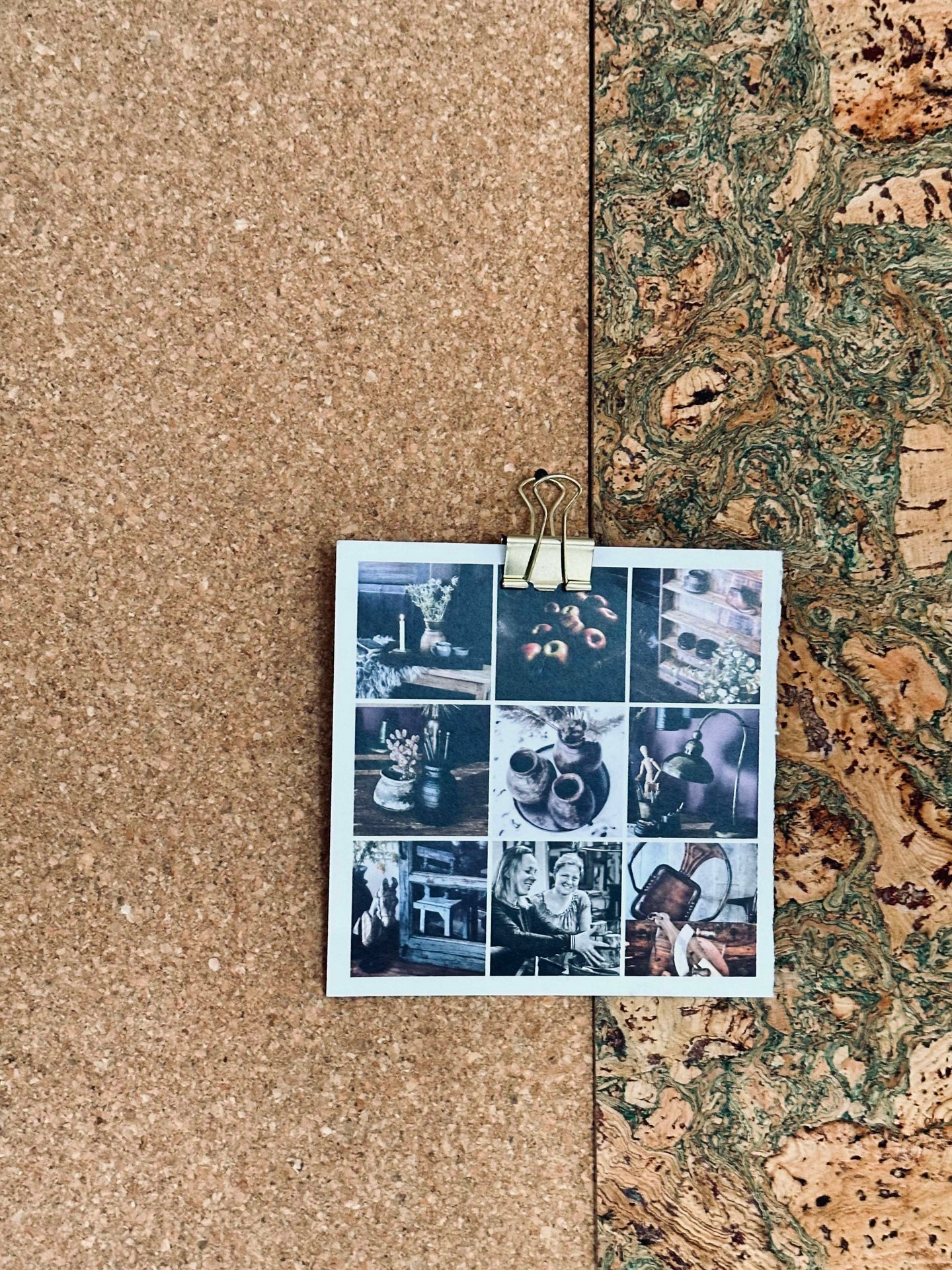 Korkskiva 60×90 – Isberg grön