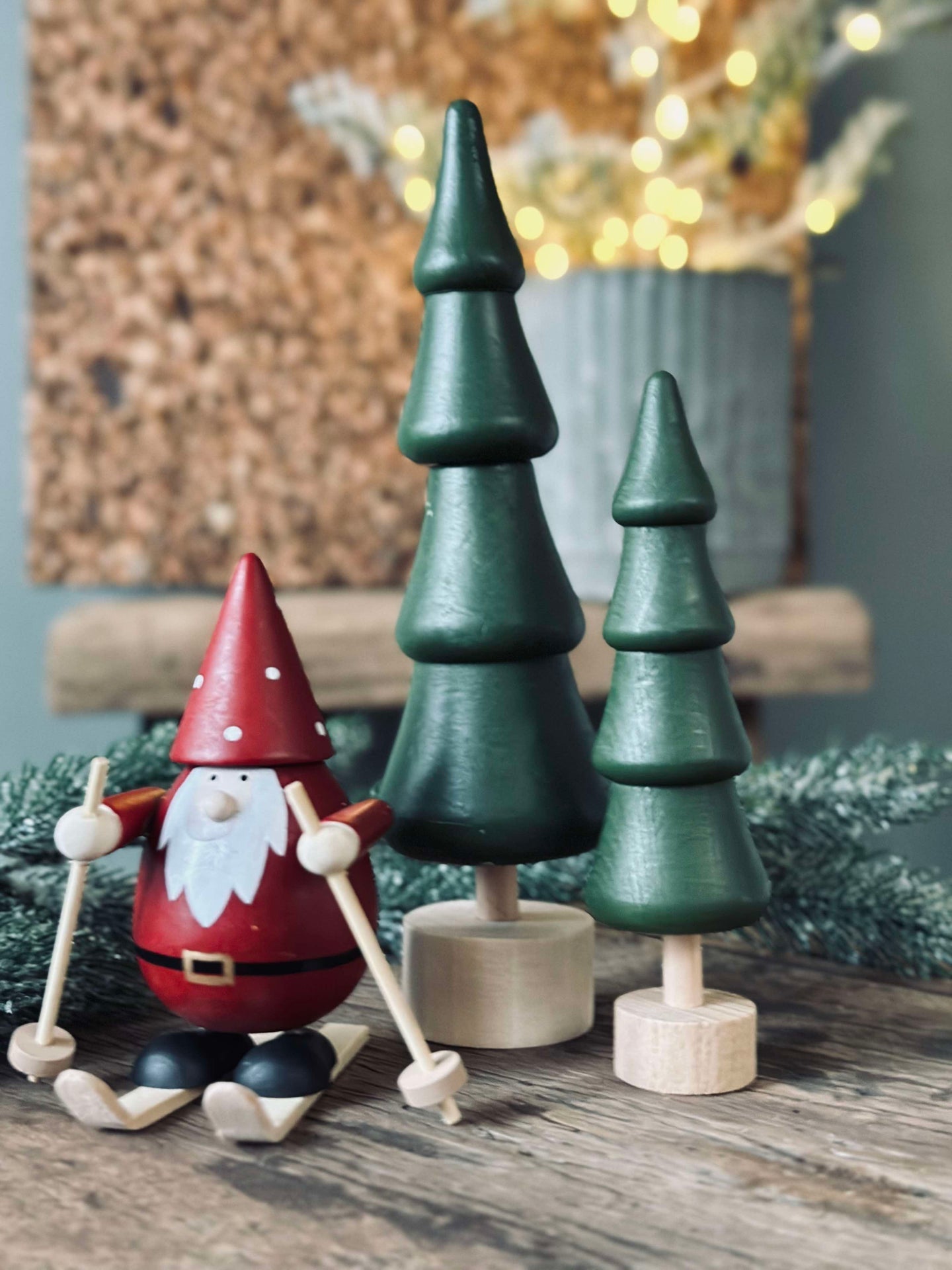 Grön Julgran - Stor