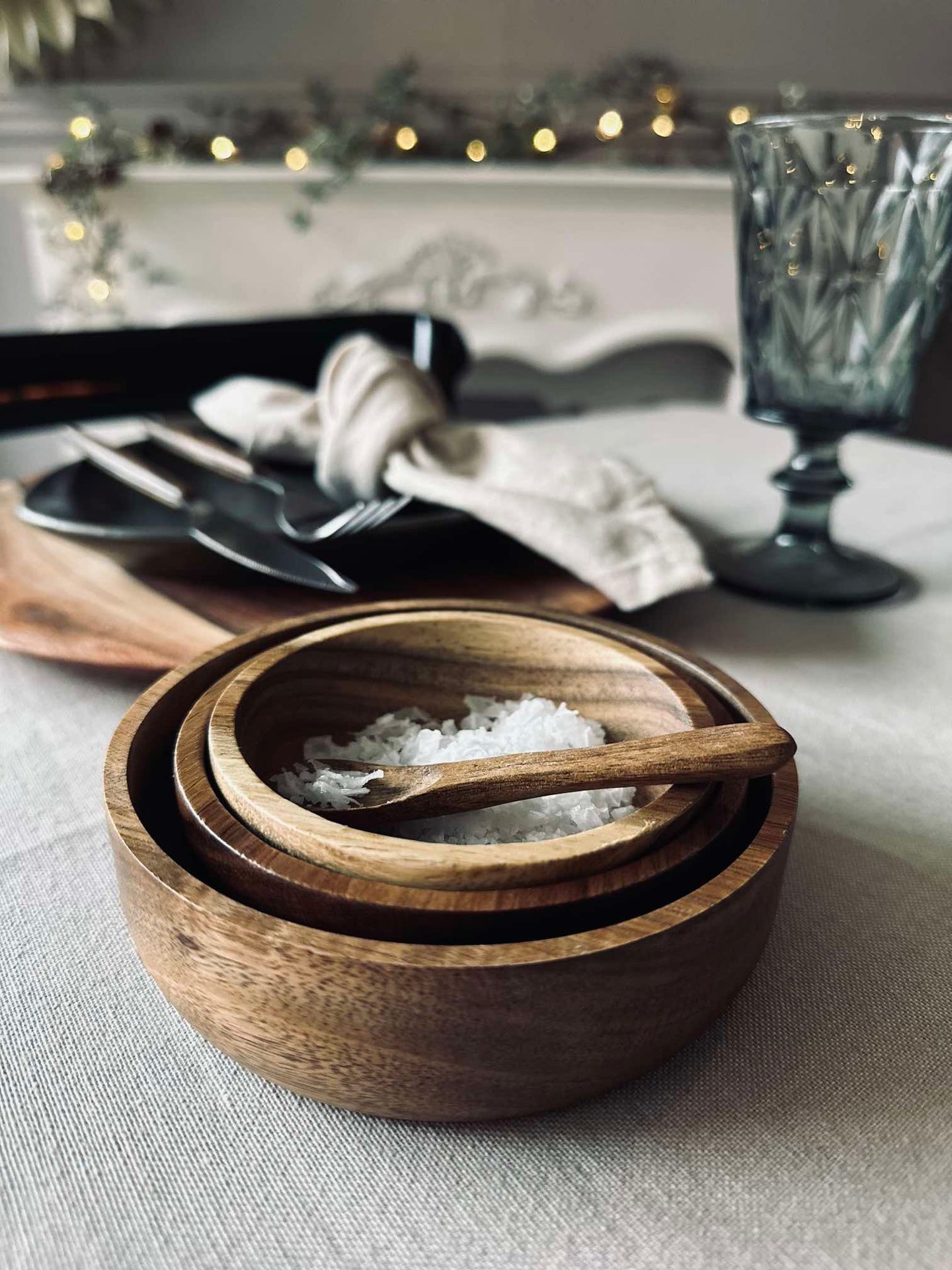 Akacia Skålar - Set om 3 st.