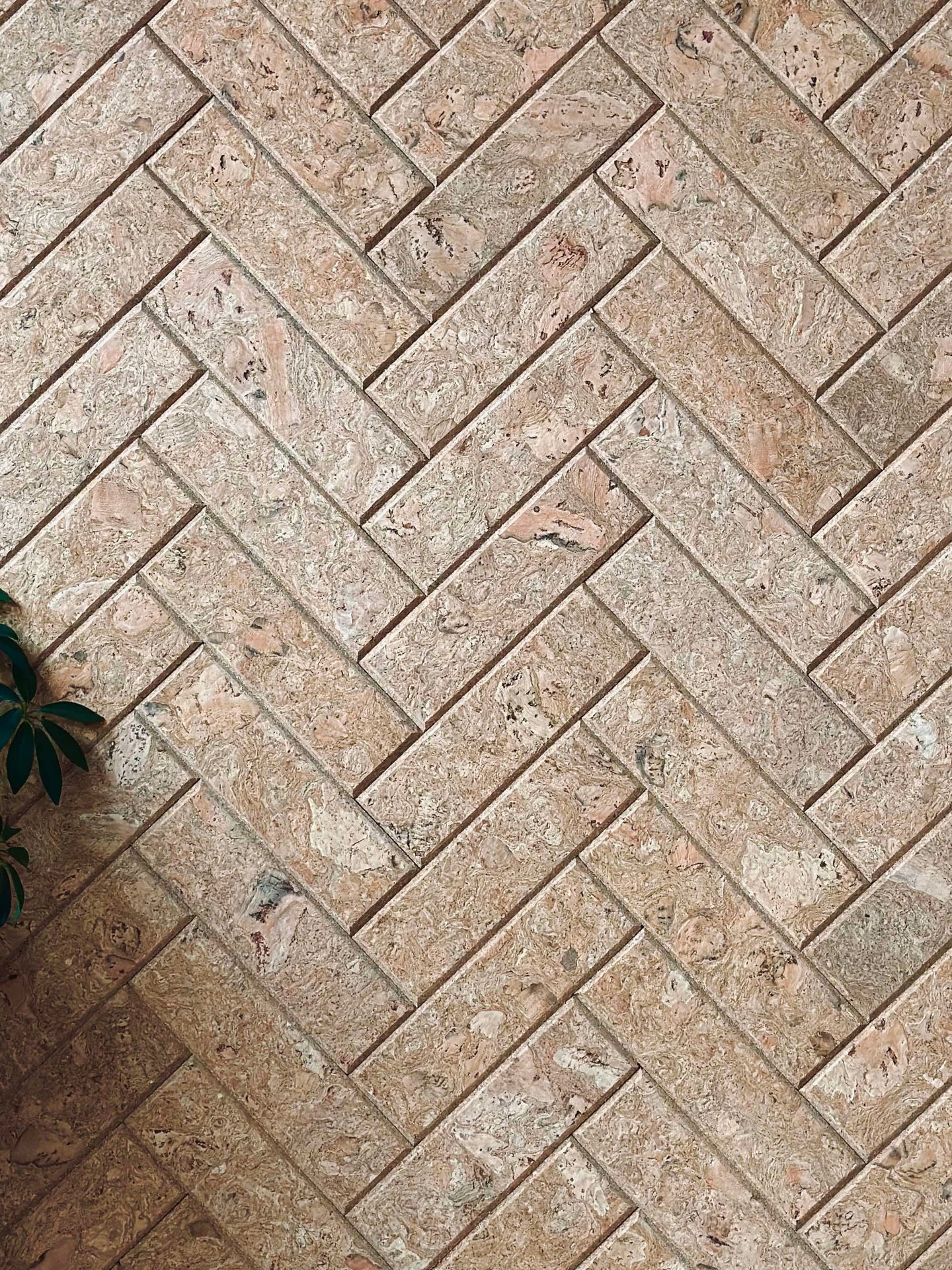 Tegelsten i kork - Naturpaket med 62 st