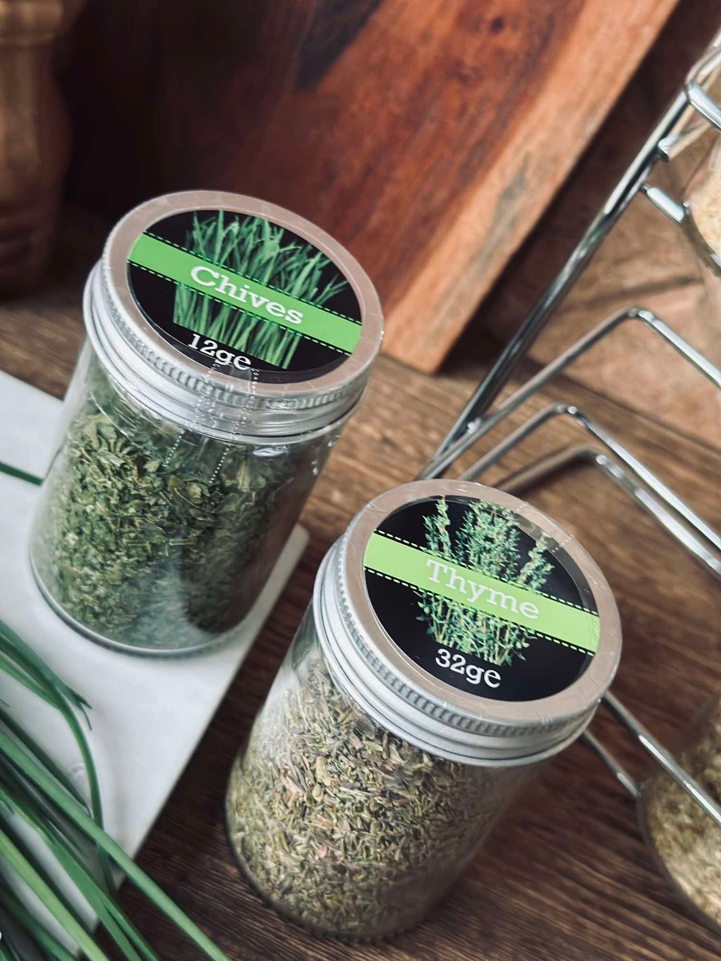 Kryddpaket med 8 varianter - Ställ medföljer