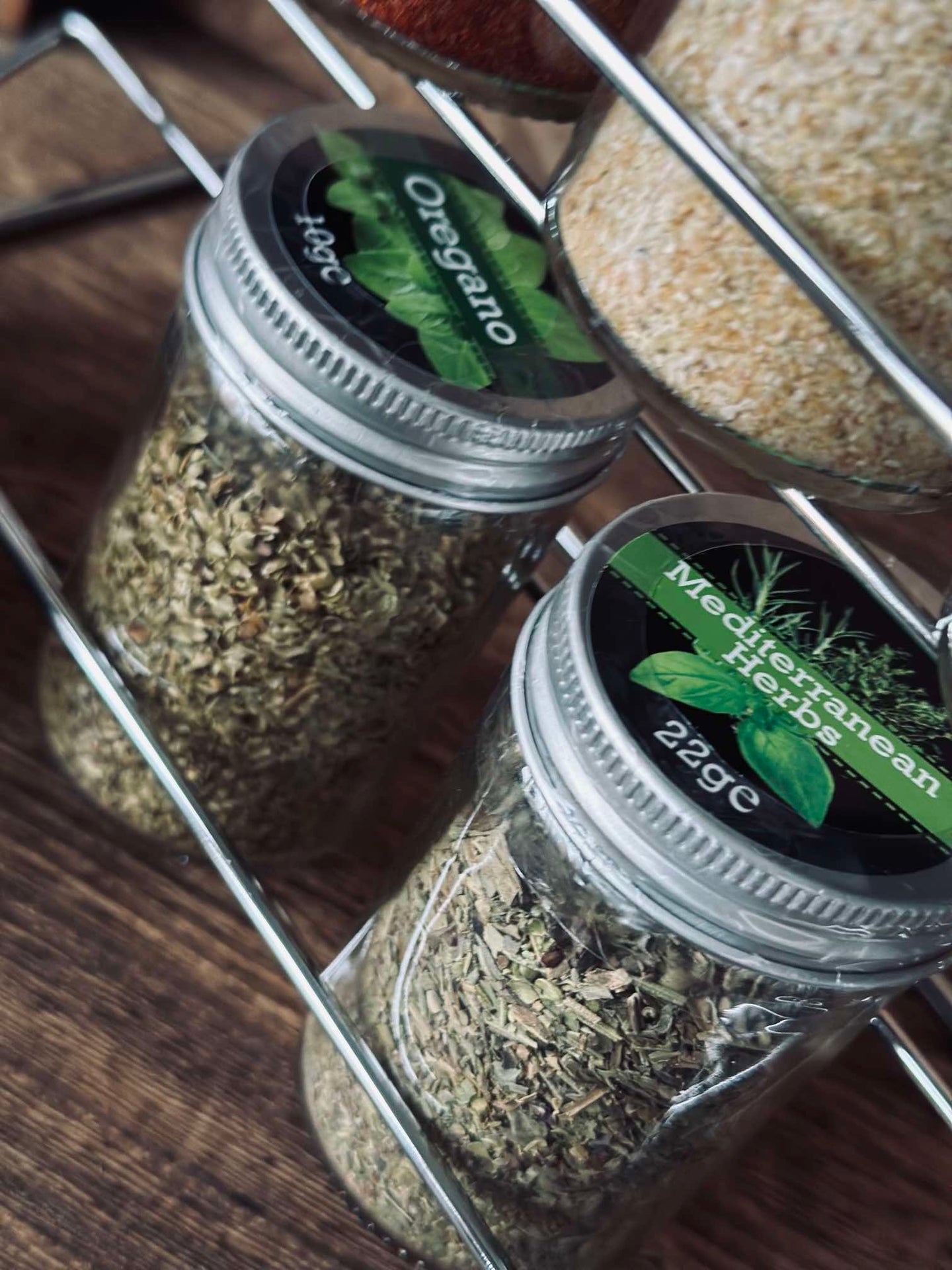 Kryddpaket med 8 varianter - Ställ medföljer