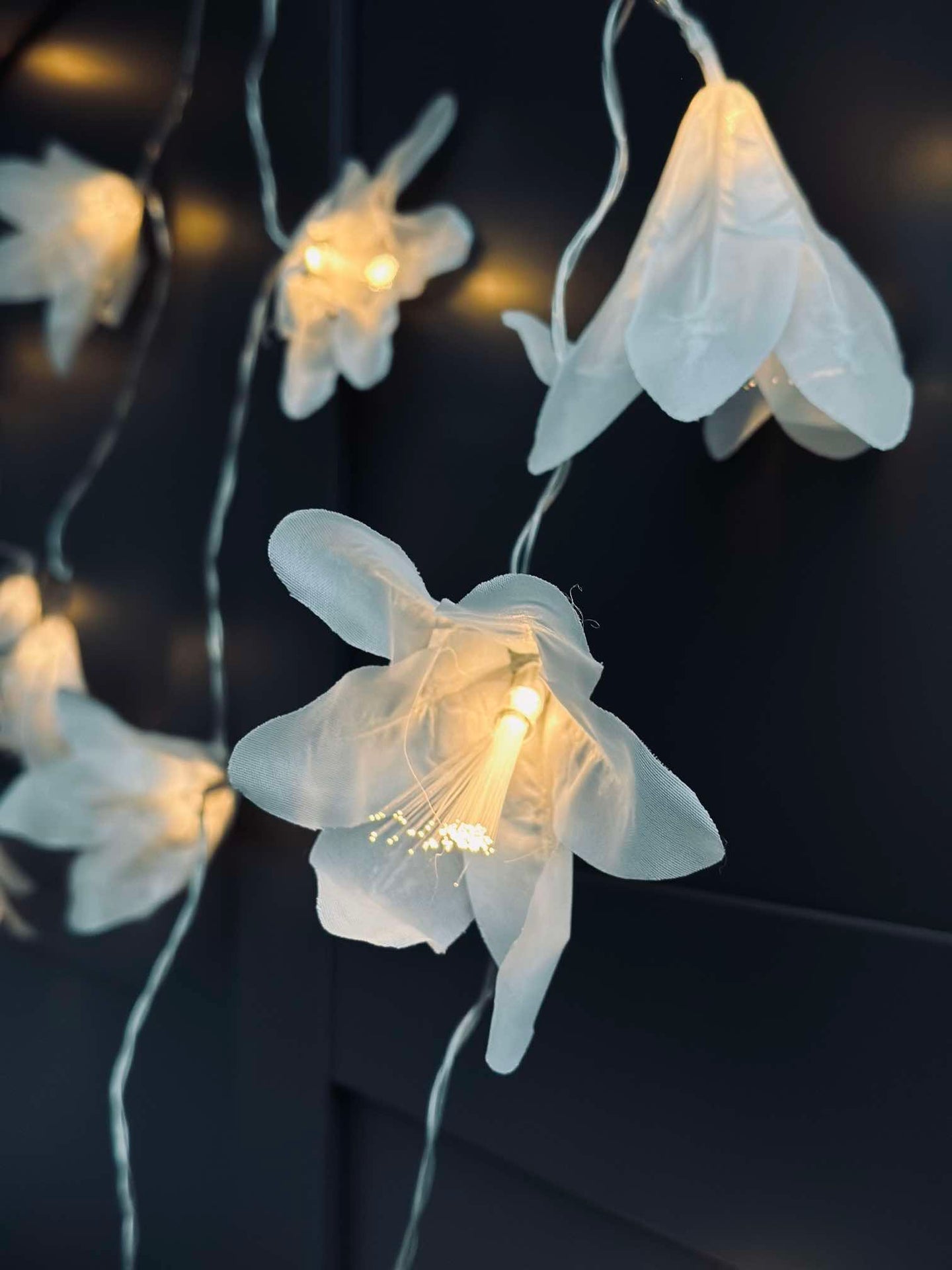 LED Ljusslinga FLOWER - Med timerfunktion