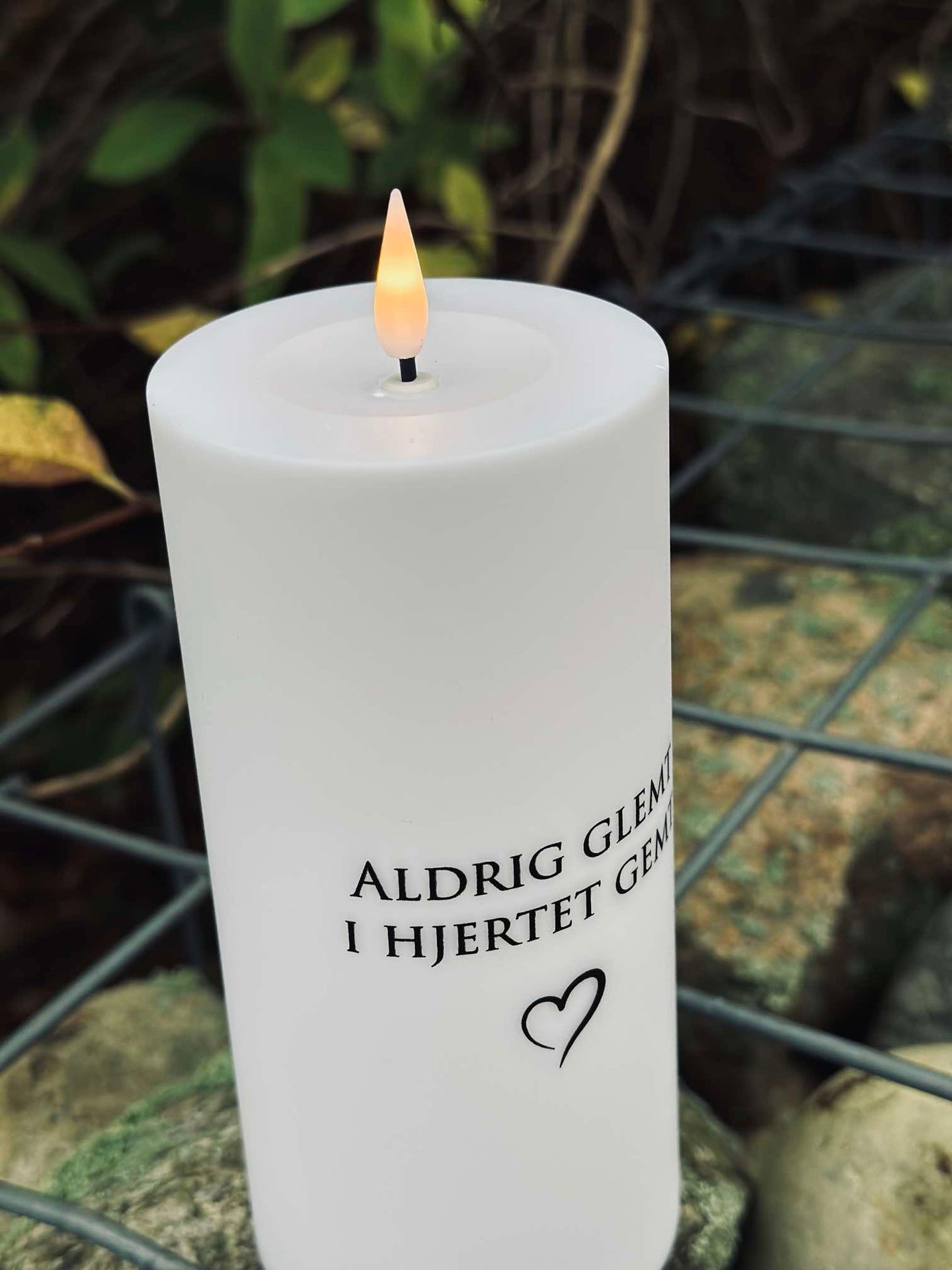 LED Gravlykta - Aldrig glömd