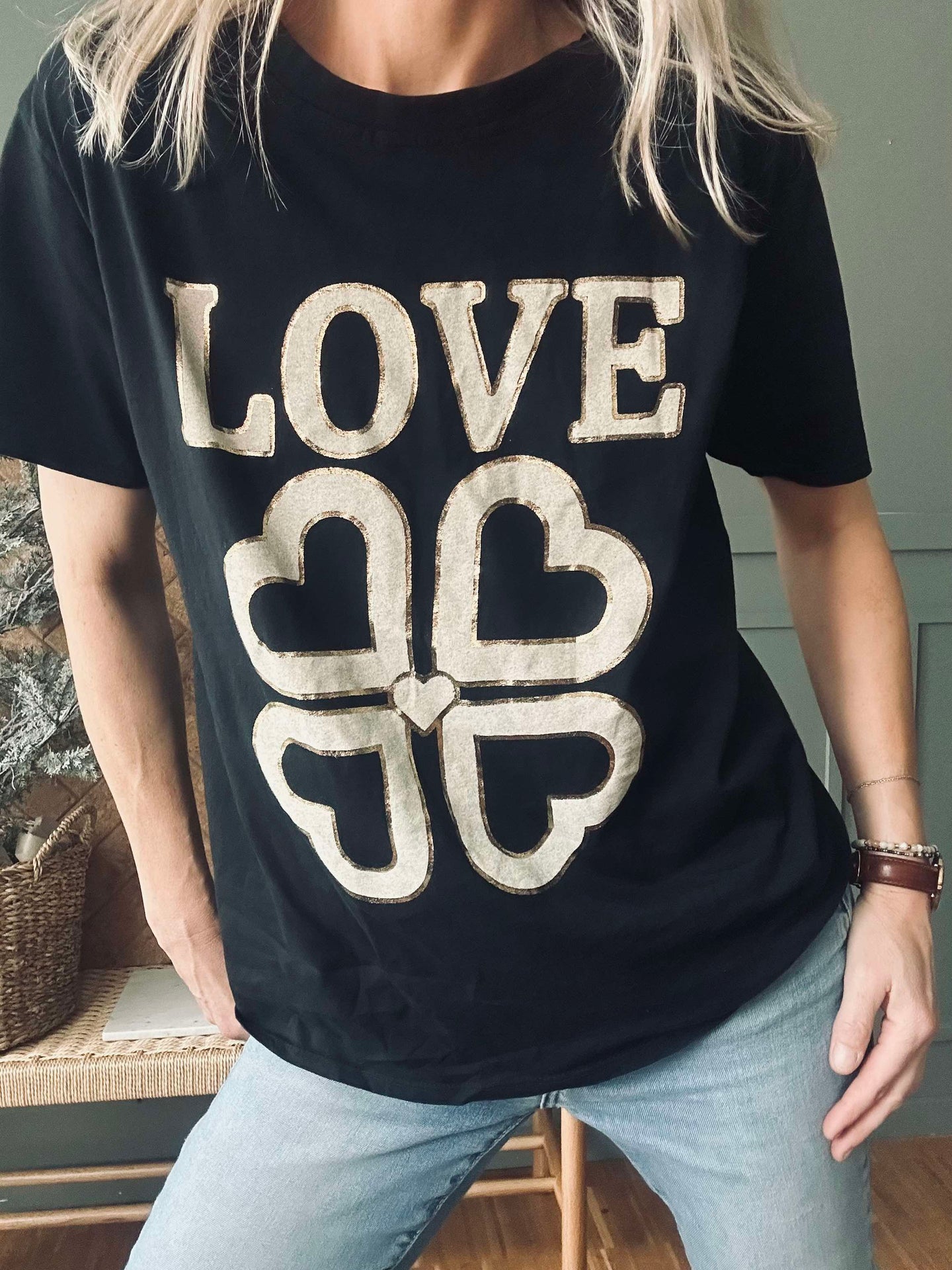T-shirt LOVE Black