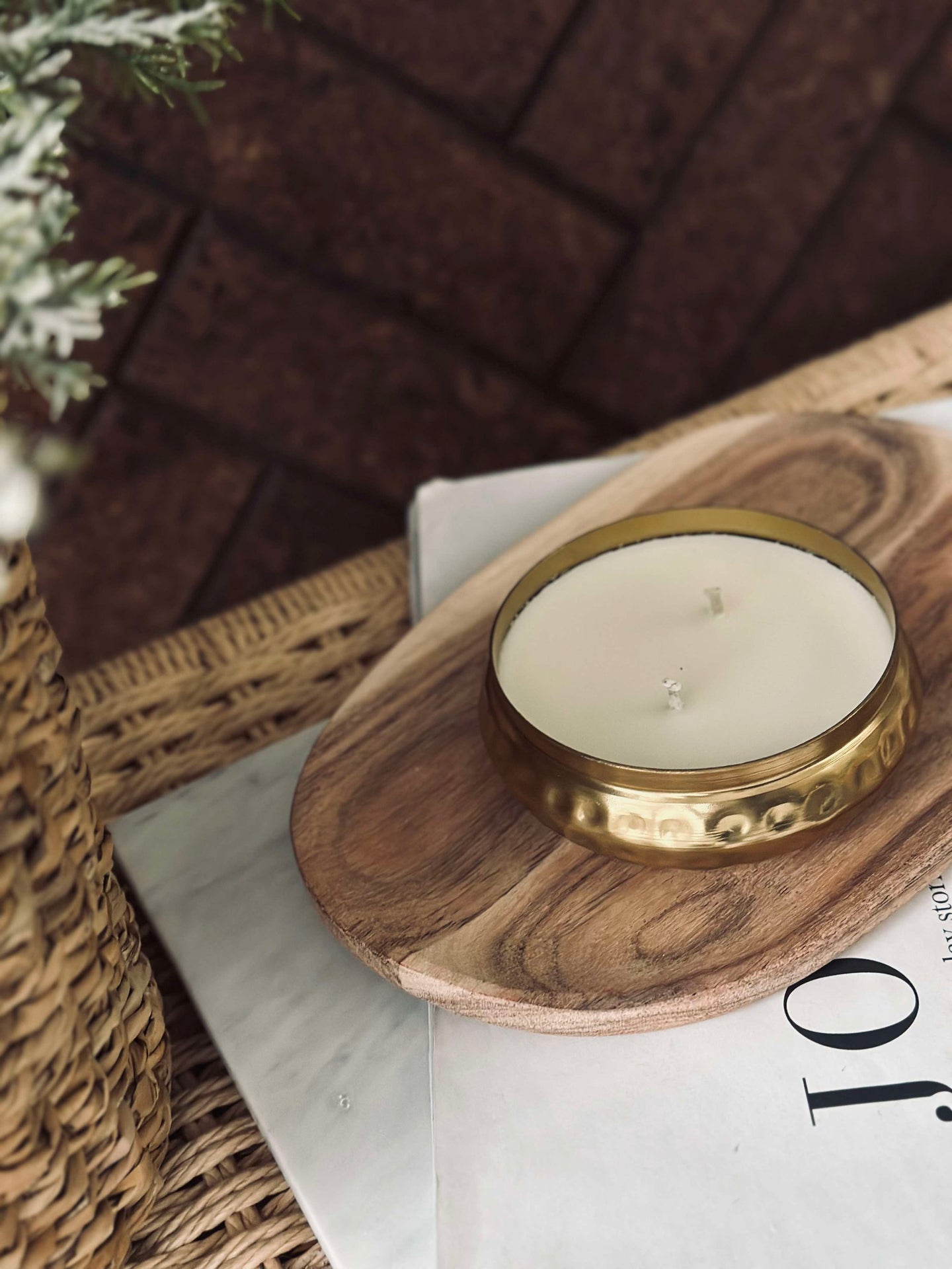 Ljus i burk Guld - Låg