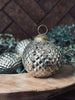 Julgranskulor i glas Guld - Paket med 3 st