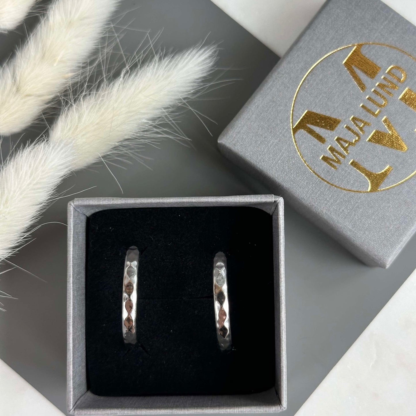 Örhängen Mille silverpläterade