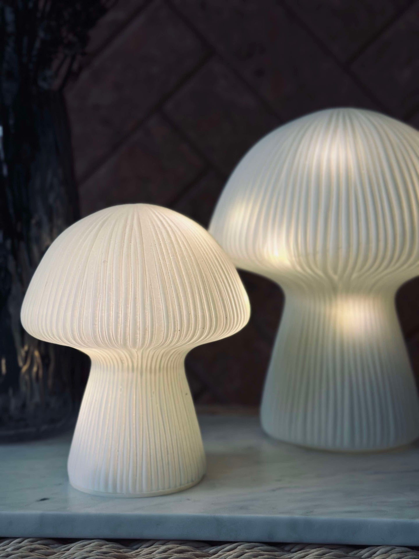 Svamp Astrid - Vit 15 cm