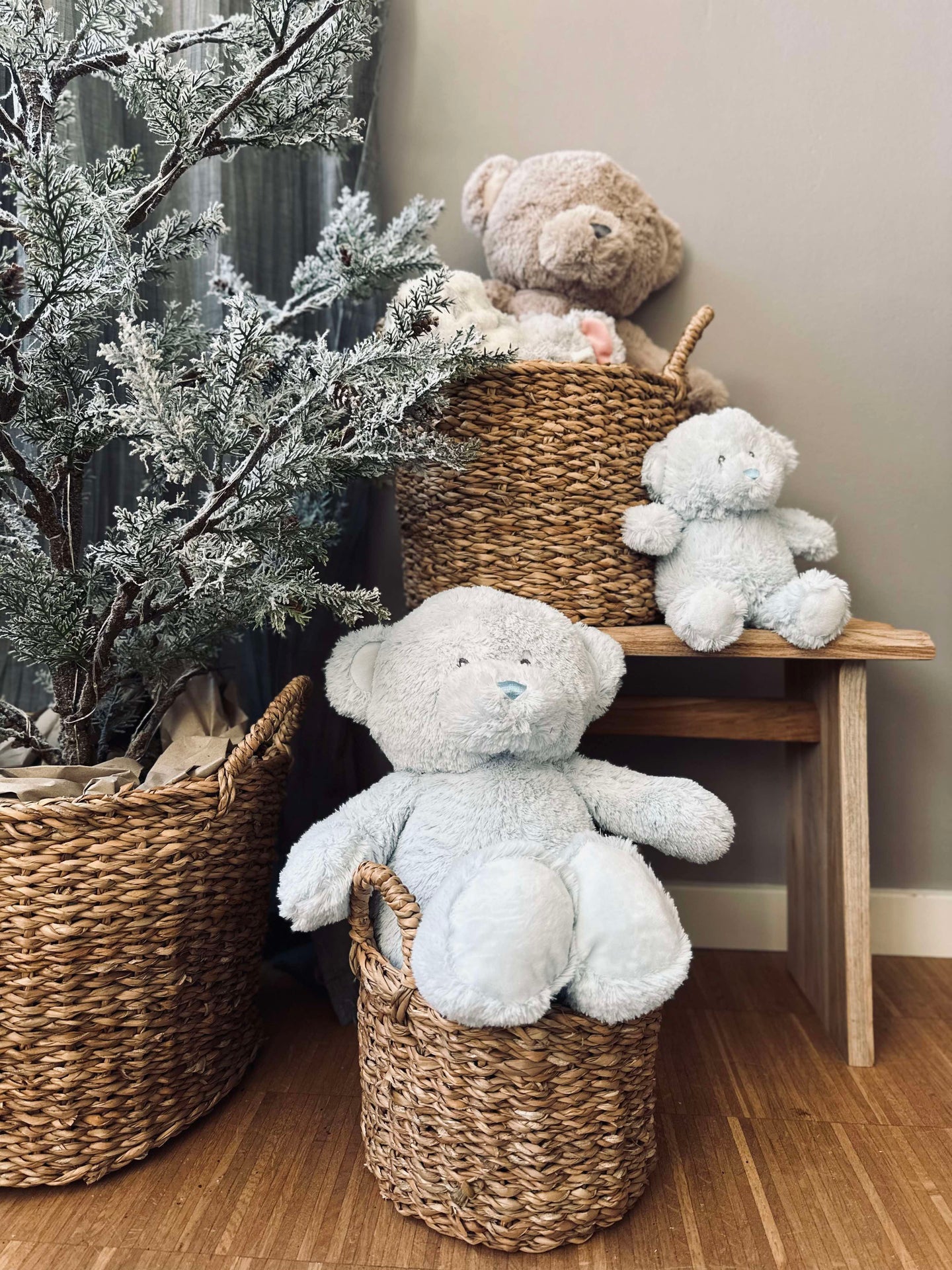 Nalle 43cm - Blå