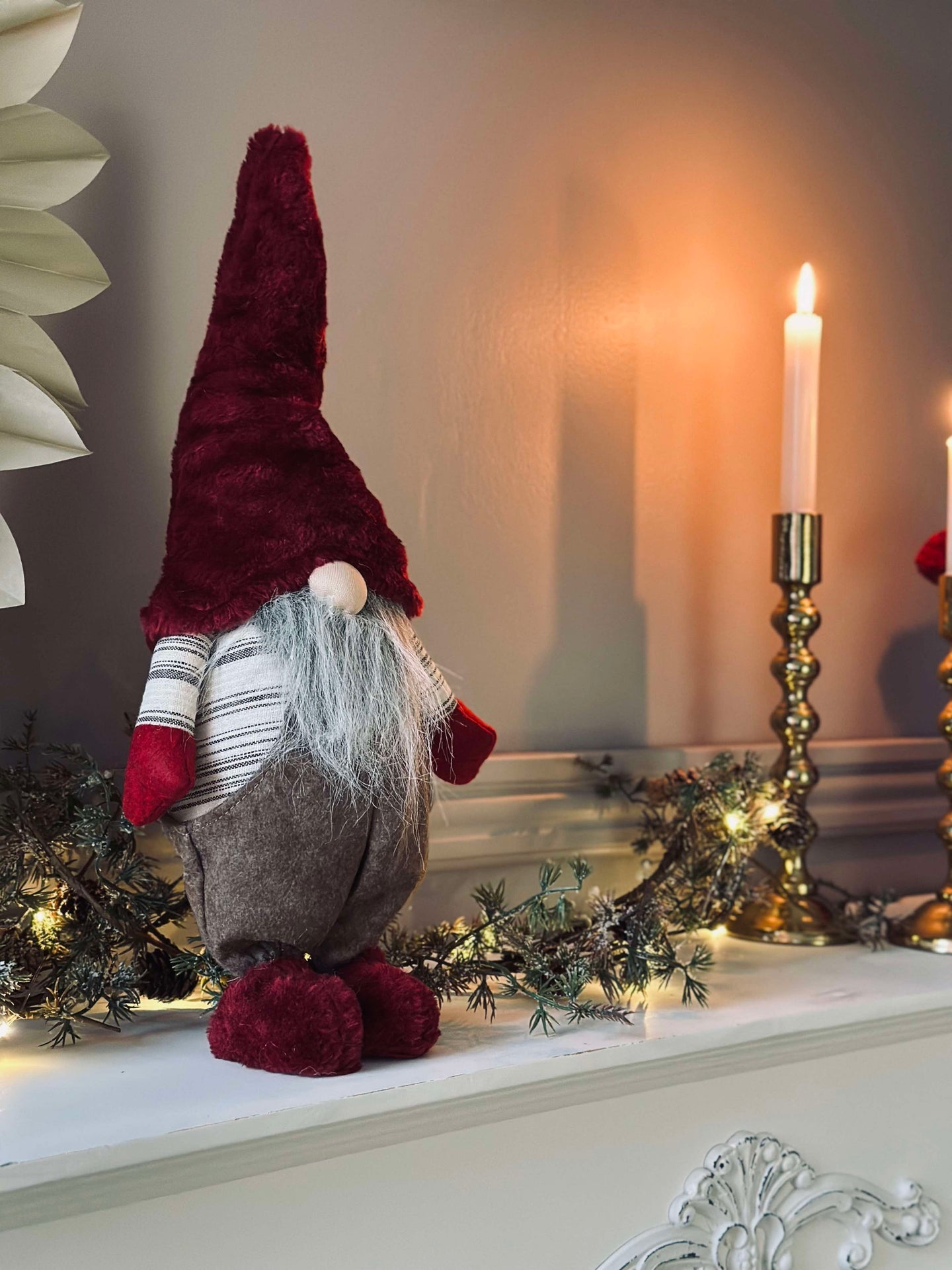 Tomte med skägg - Stående