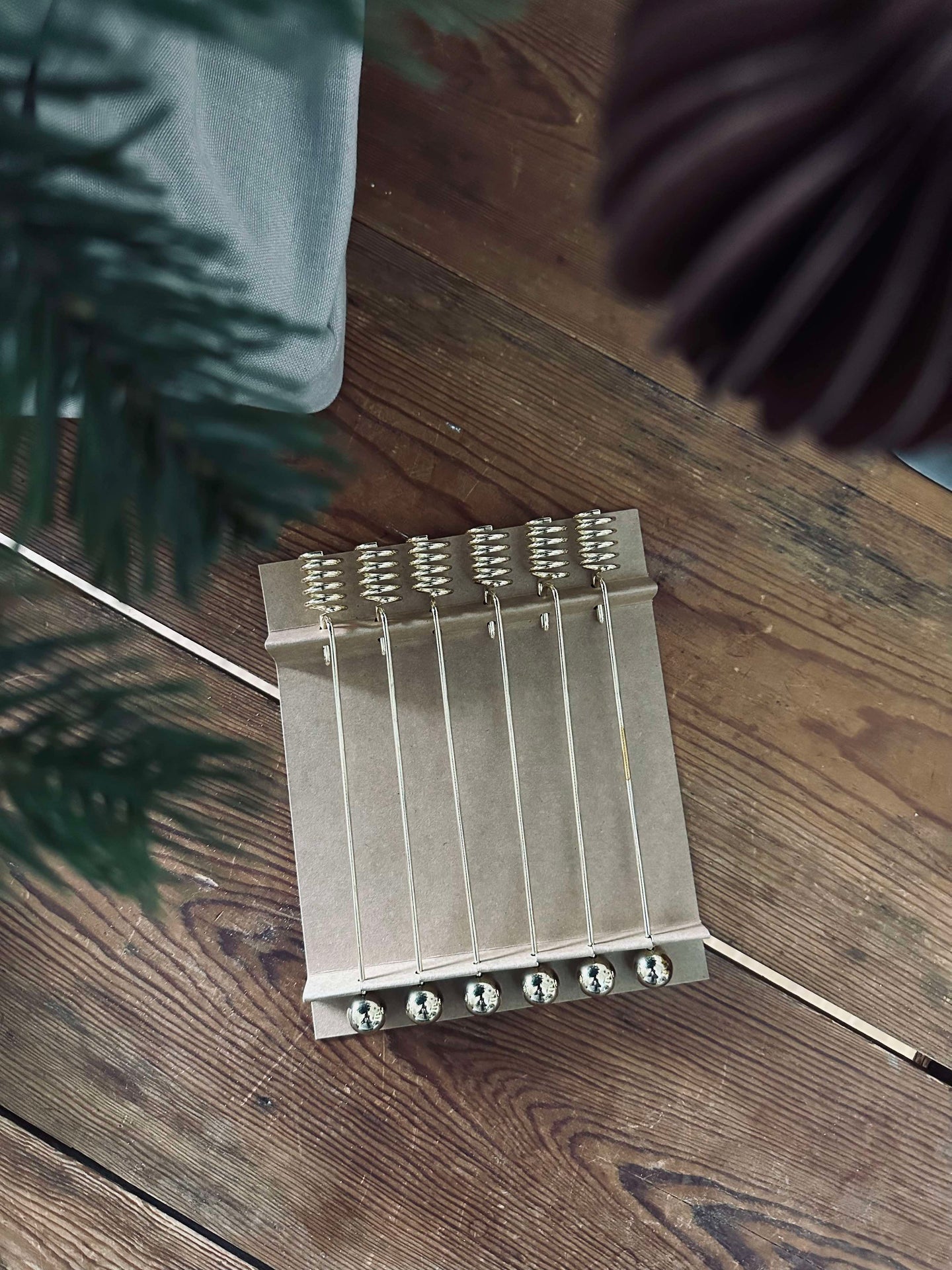 Ljushållare för julgran Guld - 6 st.