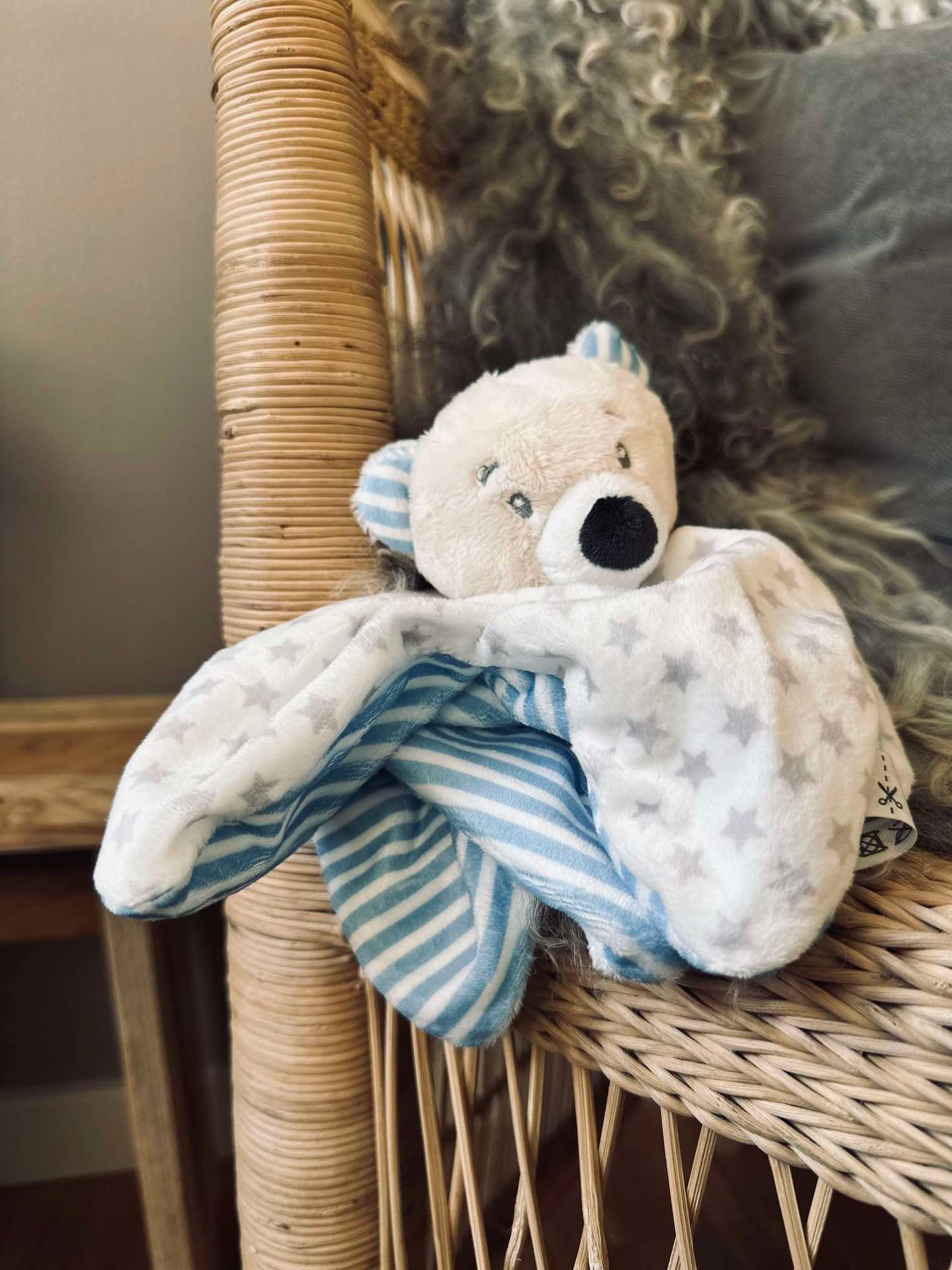 Snuttefilt för baby - Ljusblå