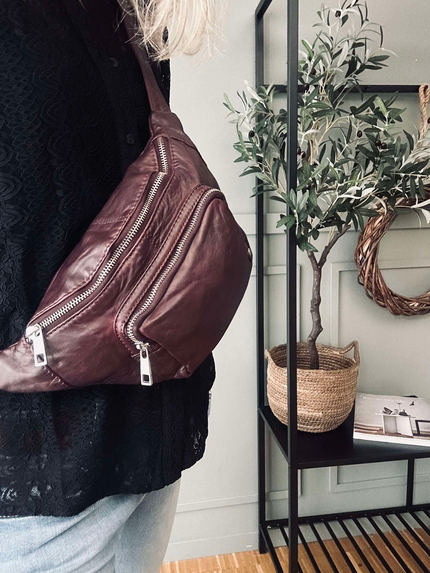 Midjeväska Classy Cranberry