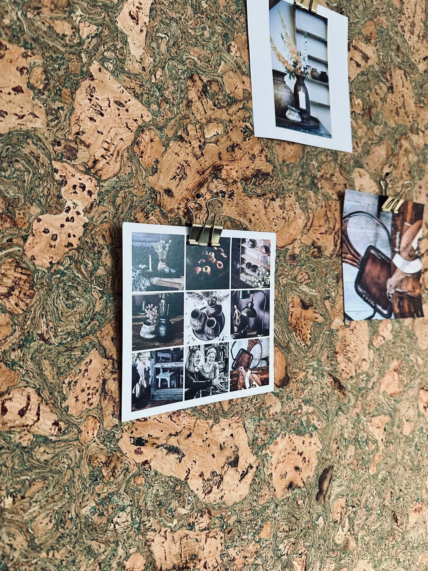 Korkskiva 60×90 – Isberg grön