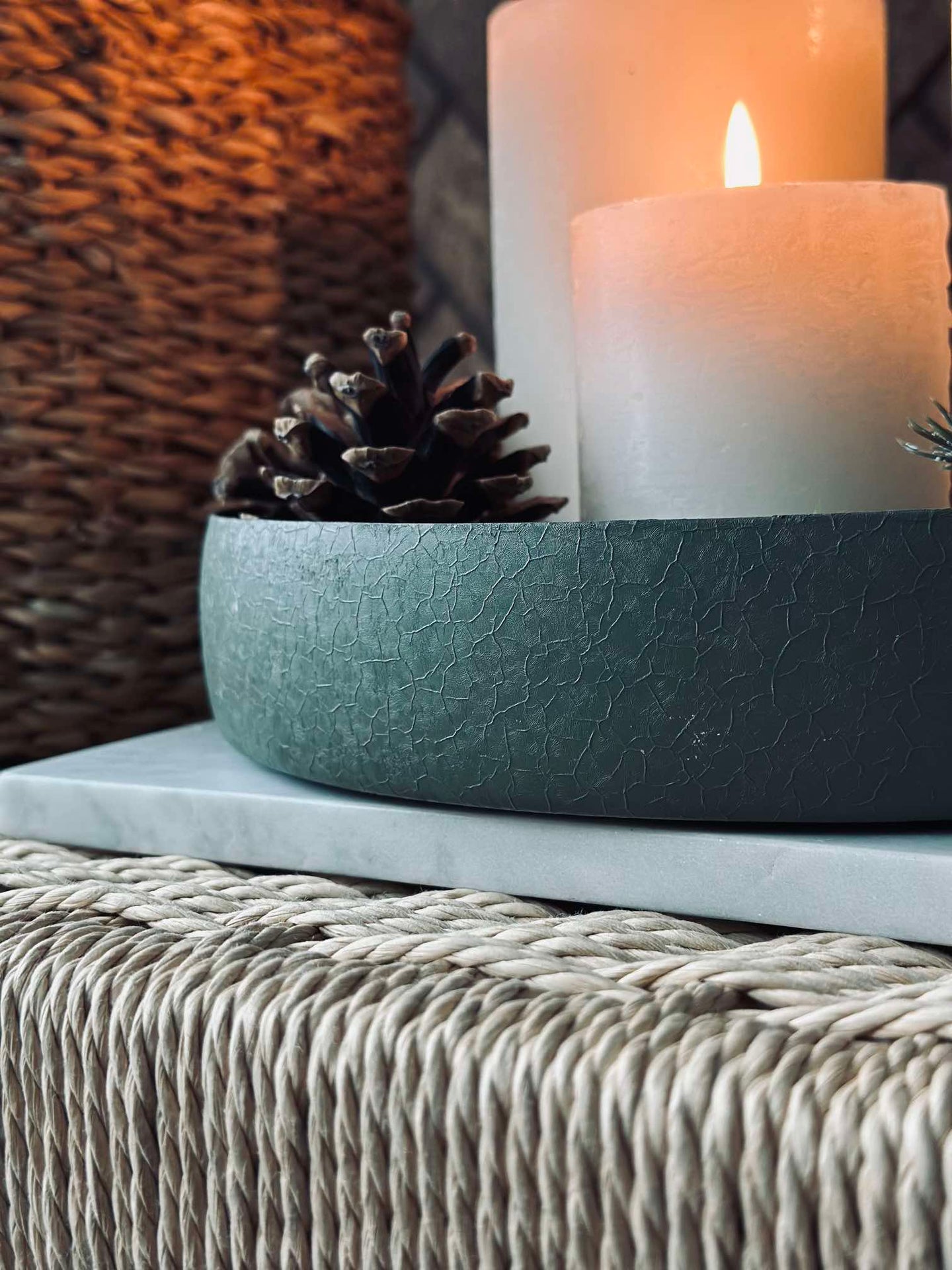 NOYA Serveringsfat 26 cm - Grön