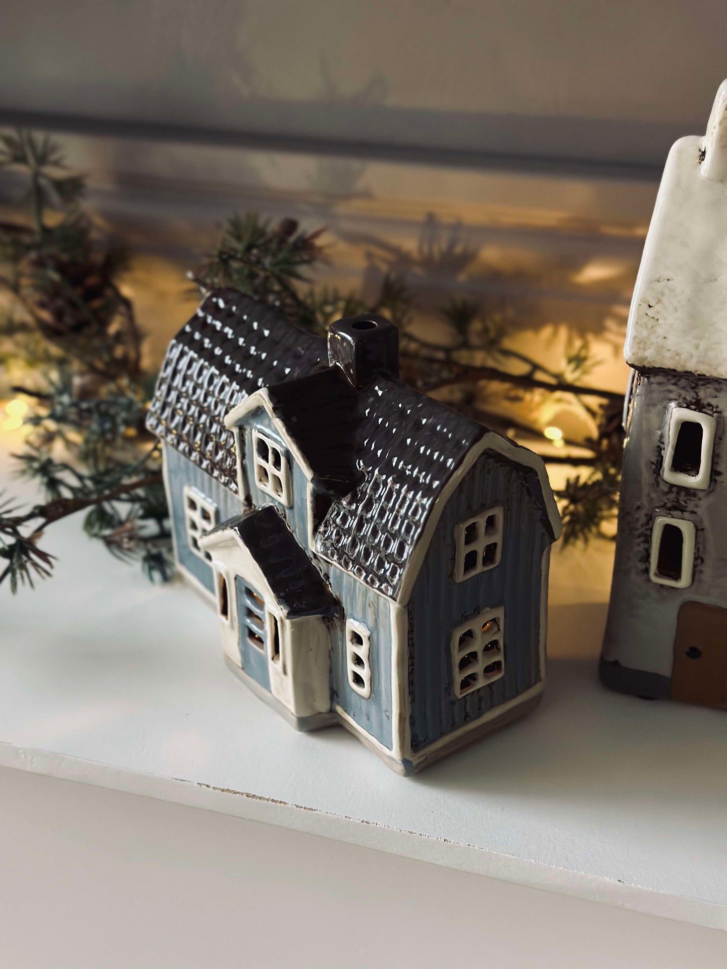 Keramikhus - Ljusblå