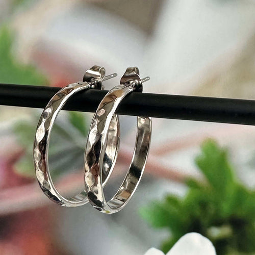 Mille örhängen silverpläterade